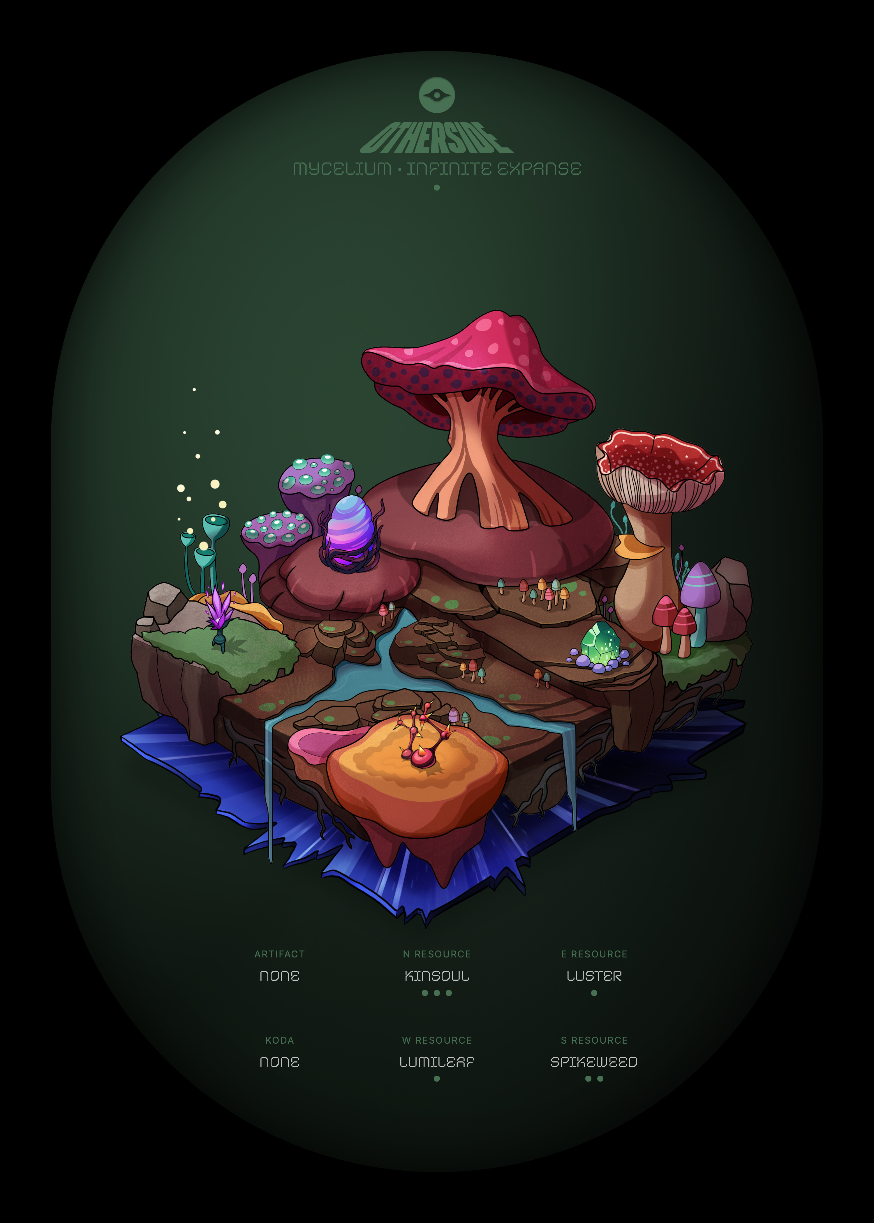 Otherdeed #41909 — Mycelium