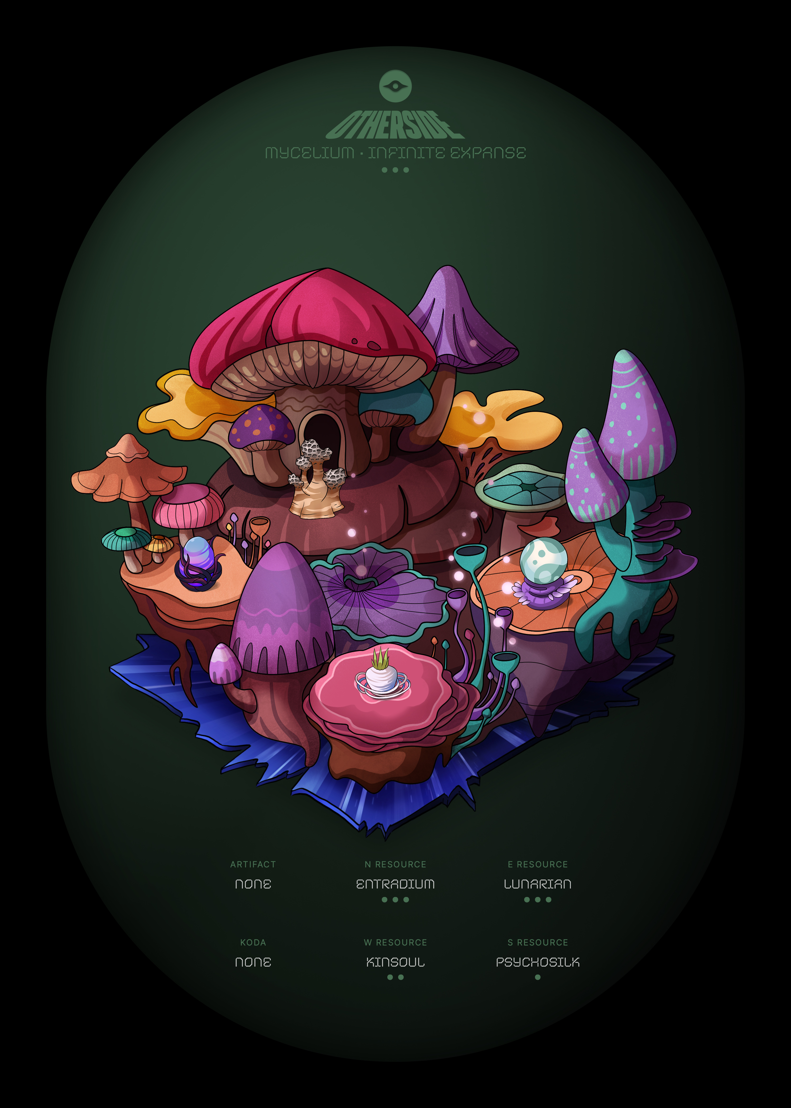 Otherdeed #55692 — Mycelium