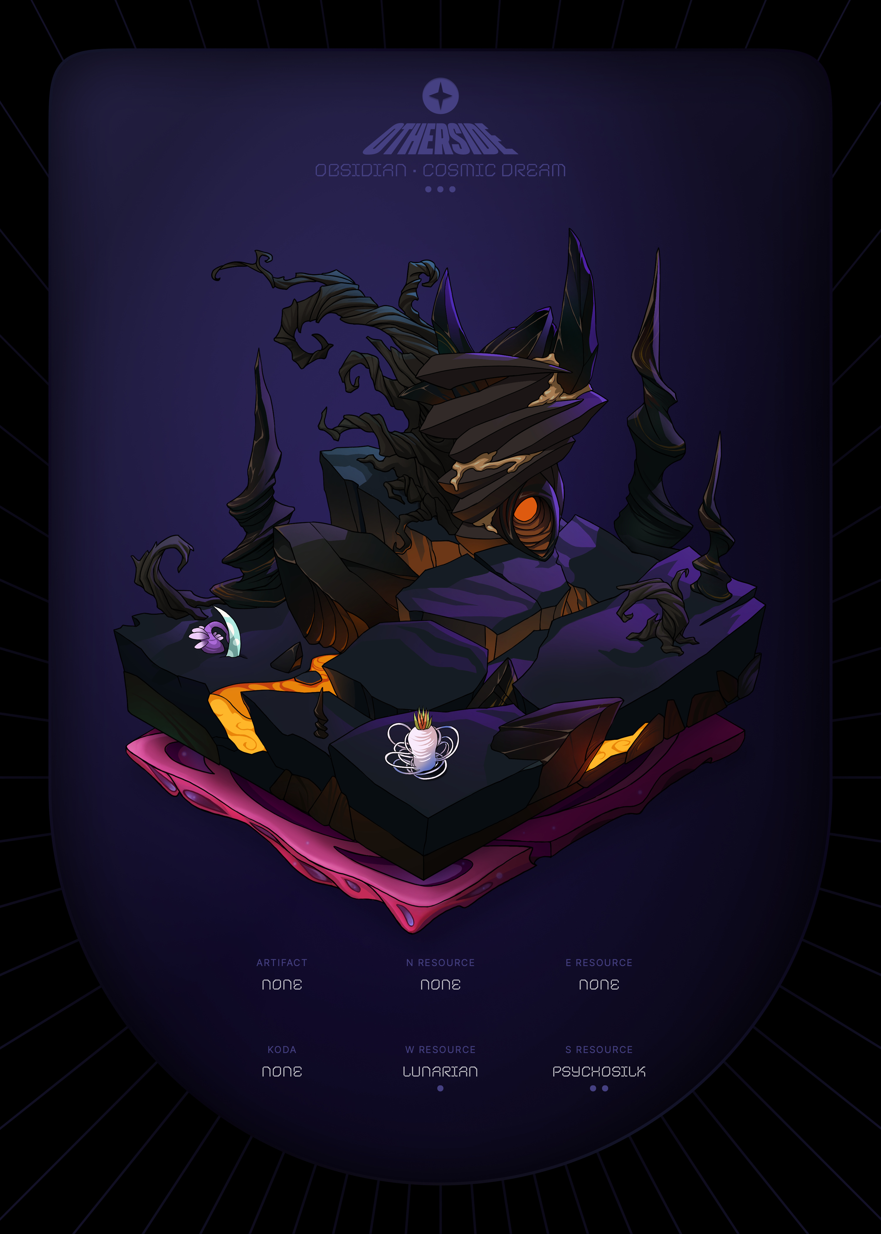 Otherdeed #31240 — Obsidian