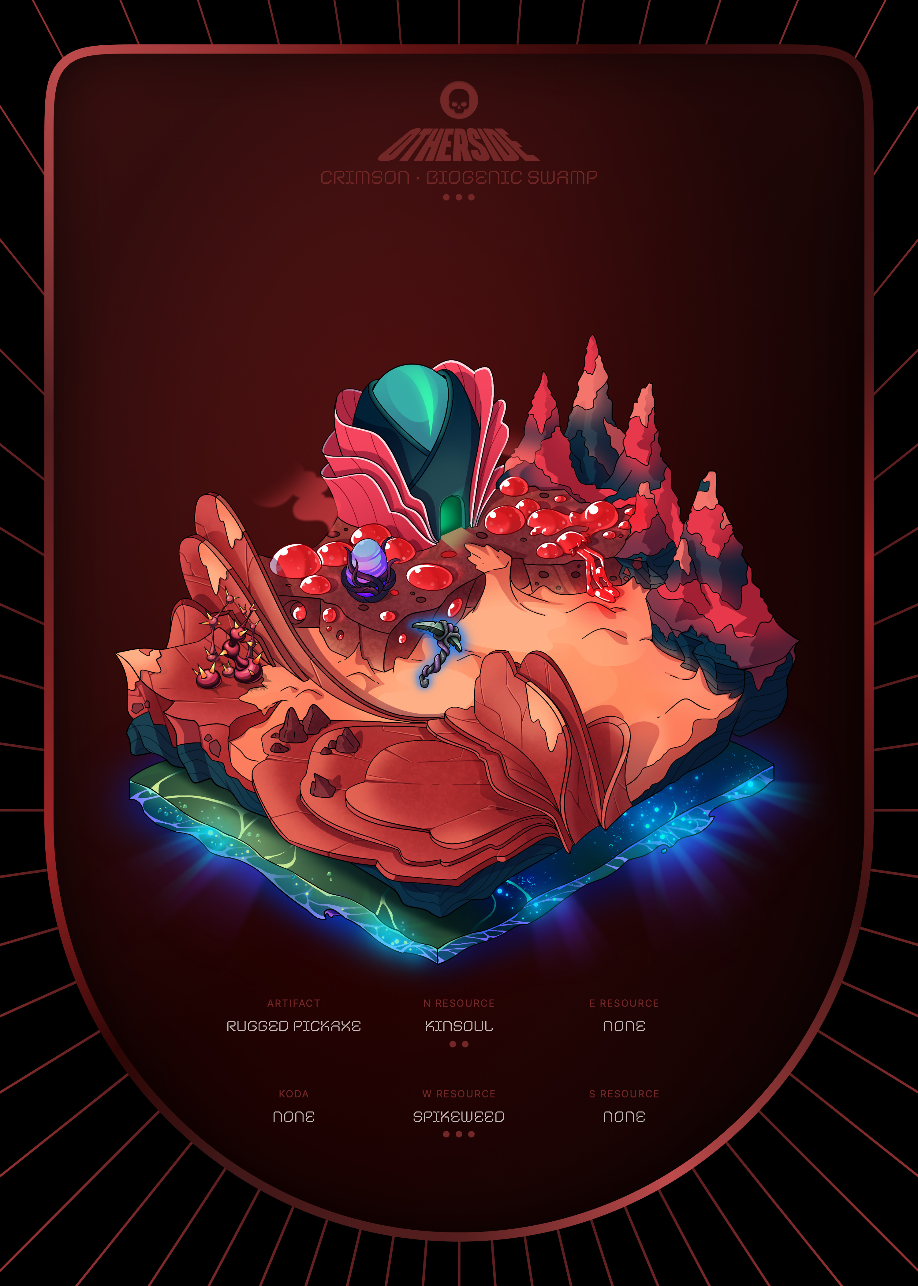 Otherdeed #6515 — Crimson
