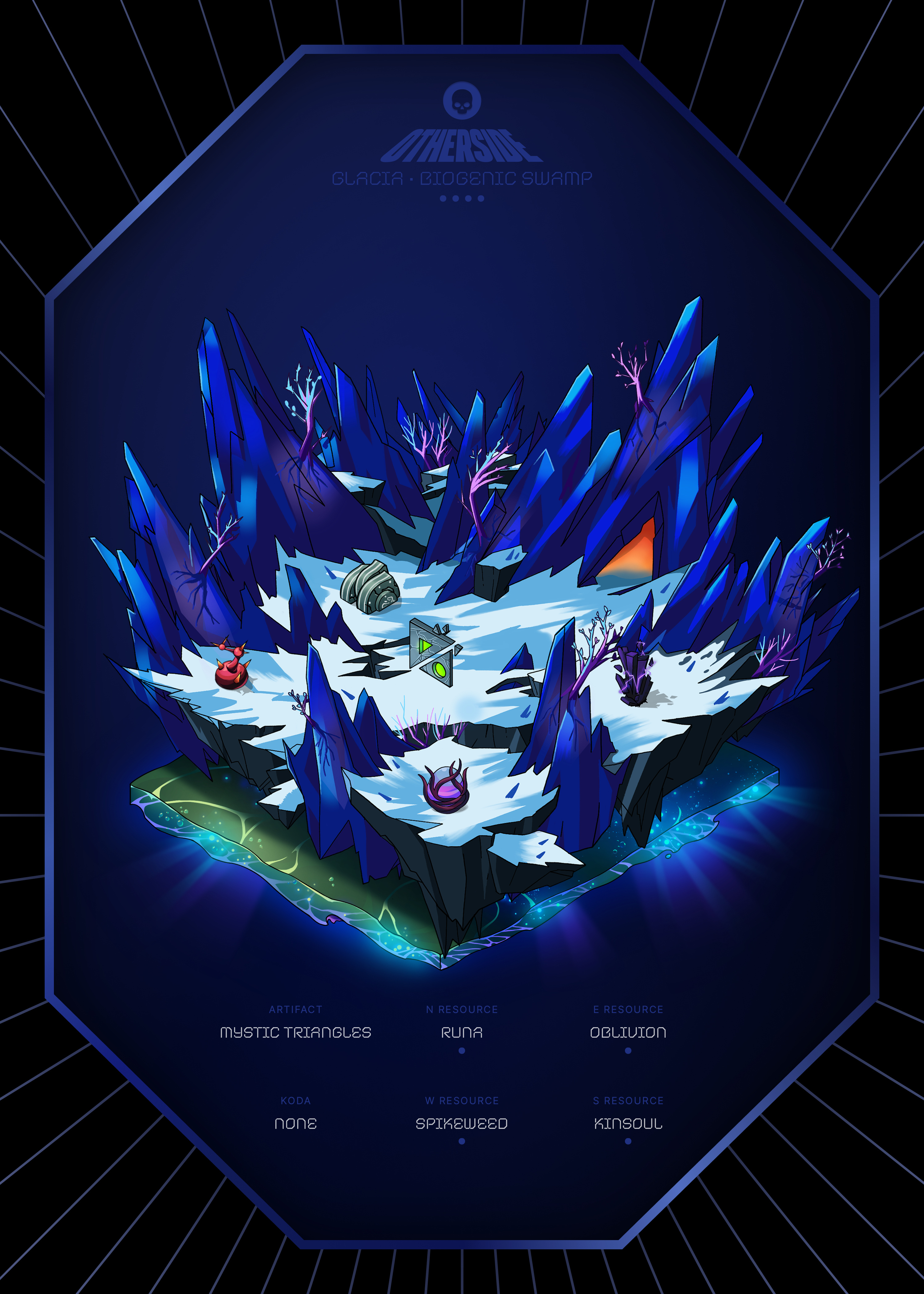 Otherdeed #7767 — Glacia