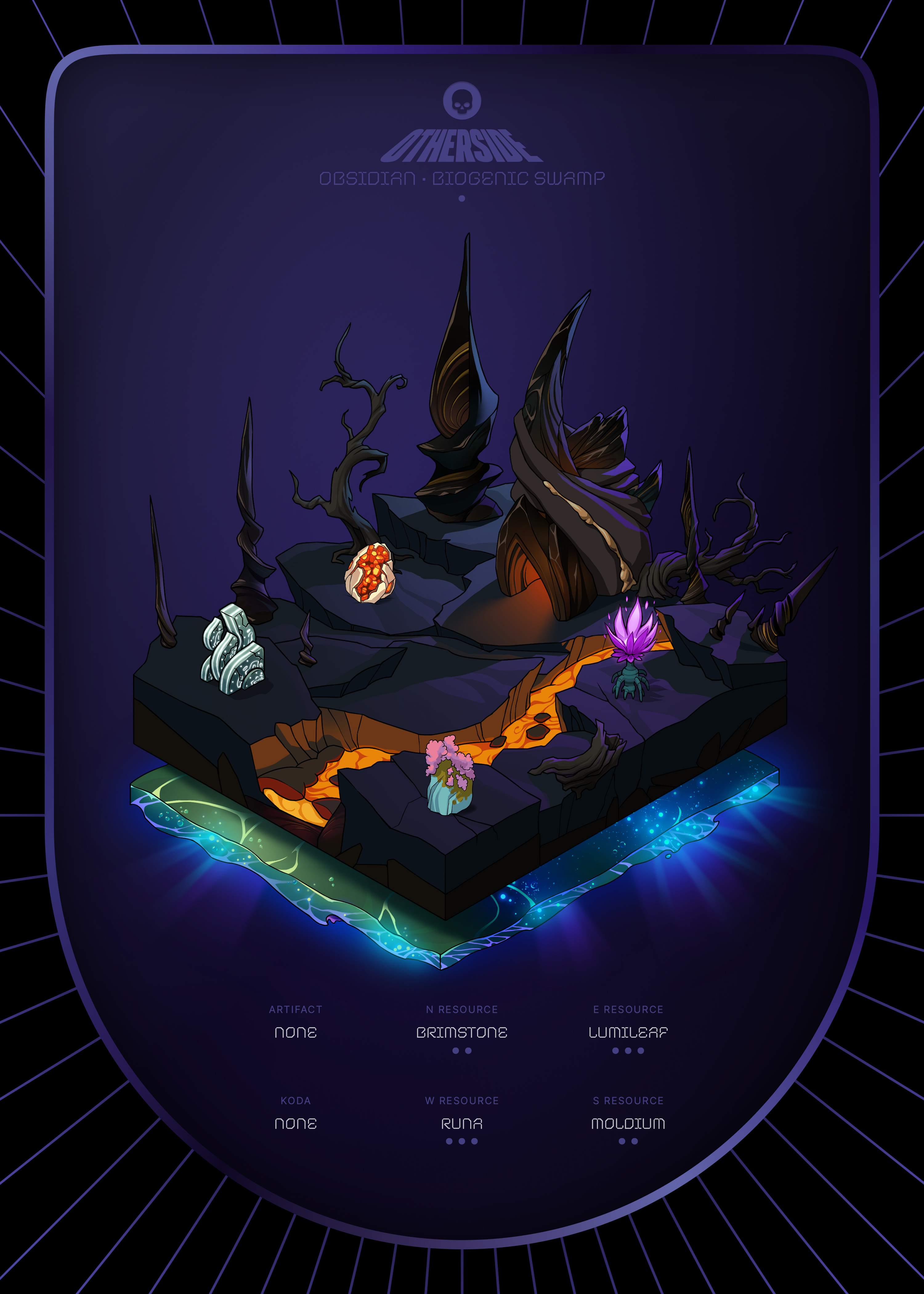 Otherdeed #5570 — Obsidian