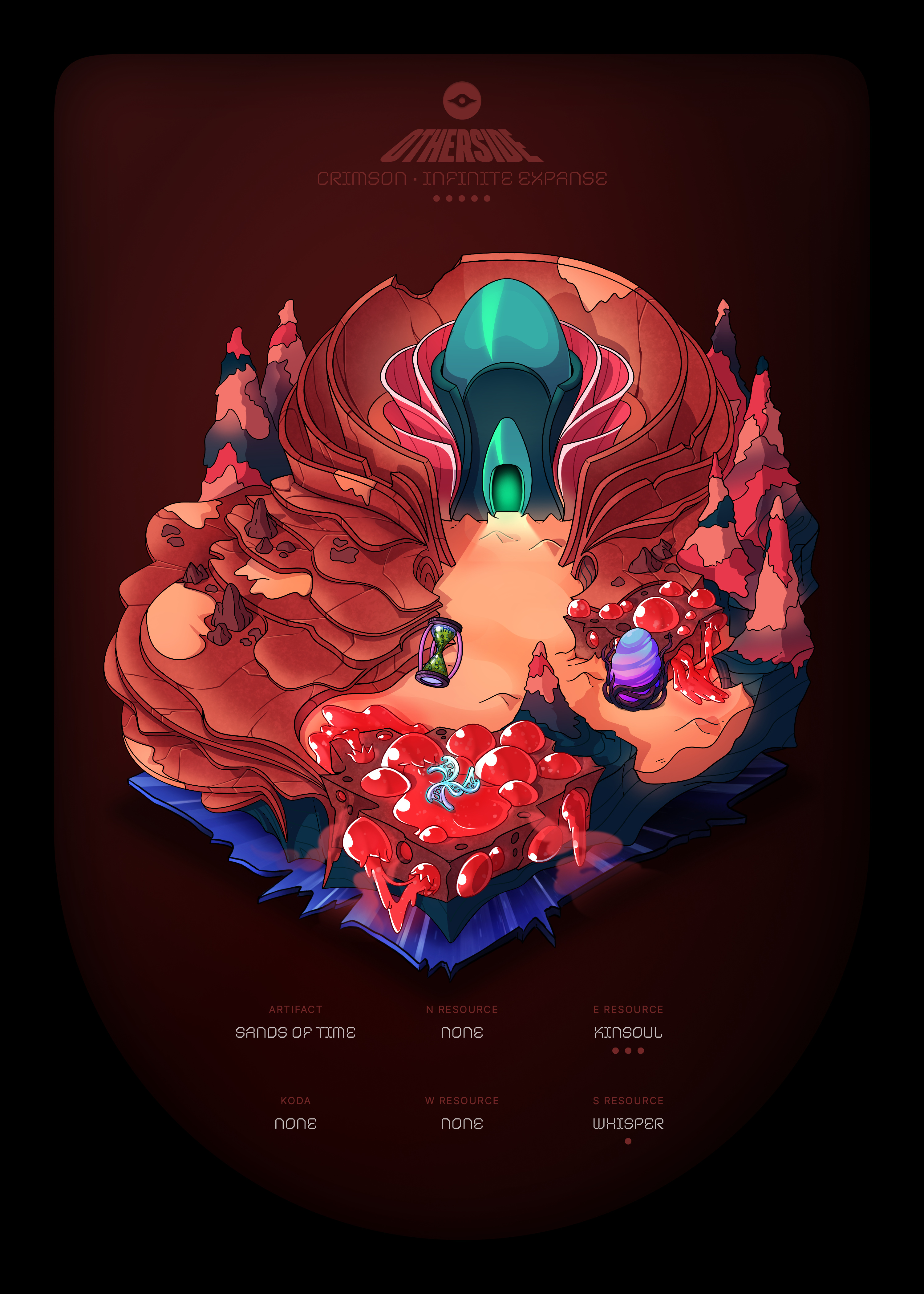 Otherdeed #40338 — Crimson