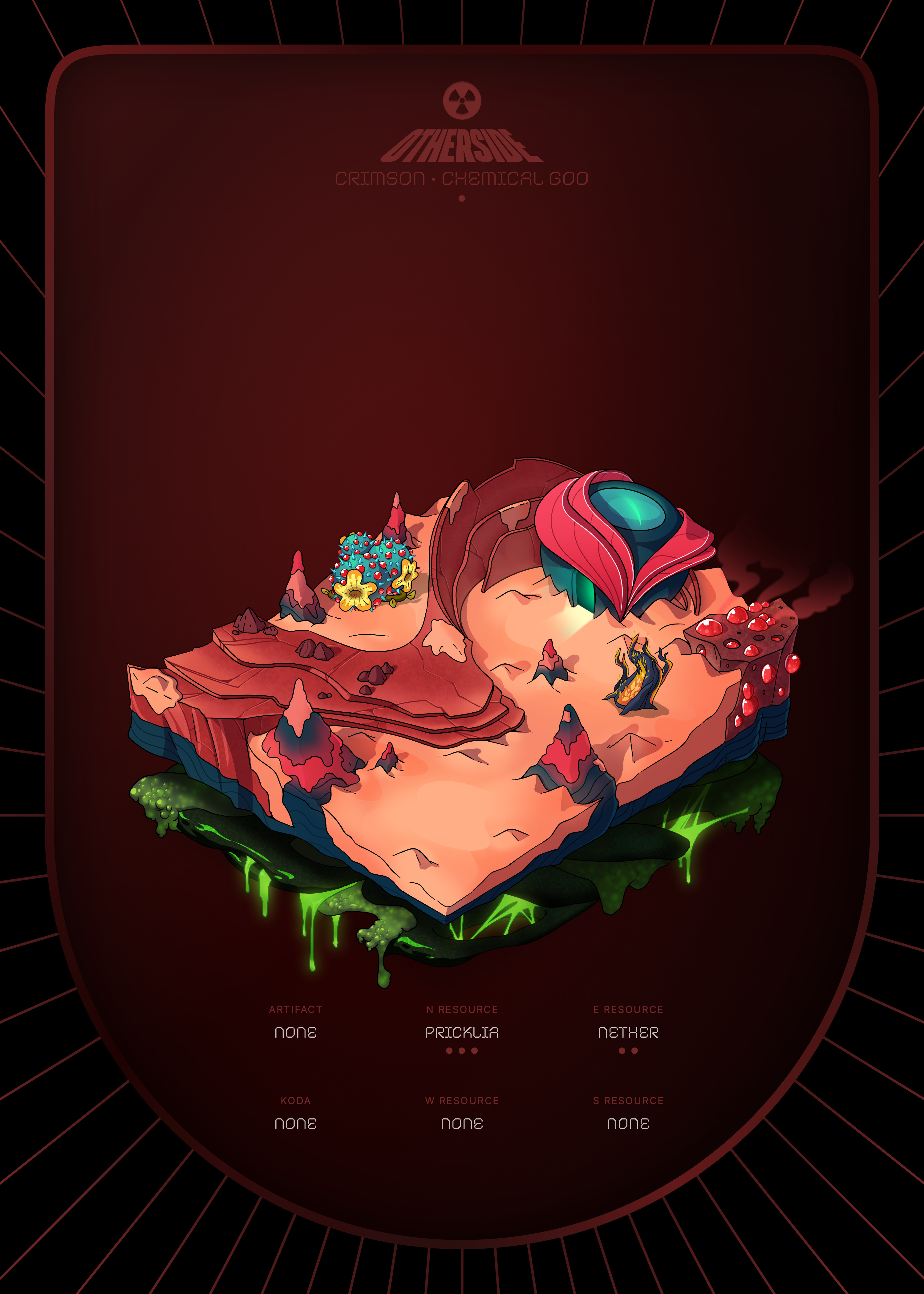 Otherdeed #13514 — Crimson