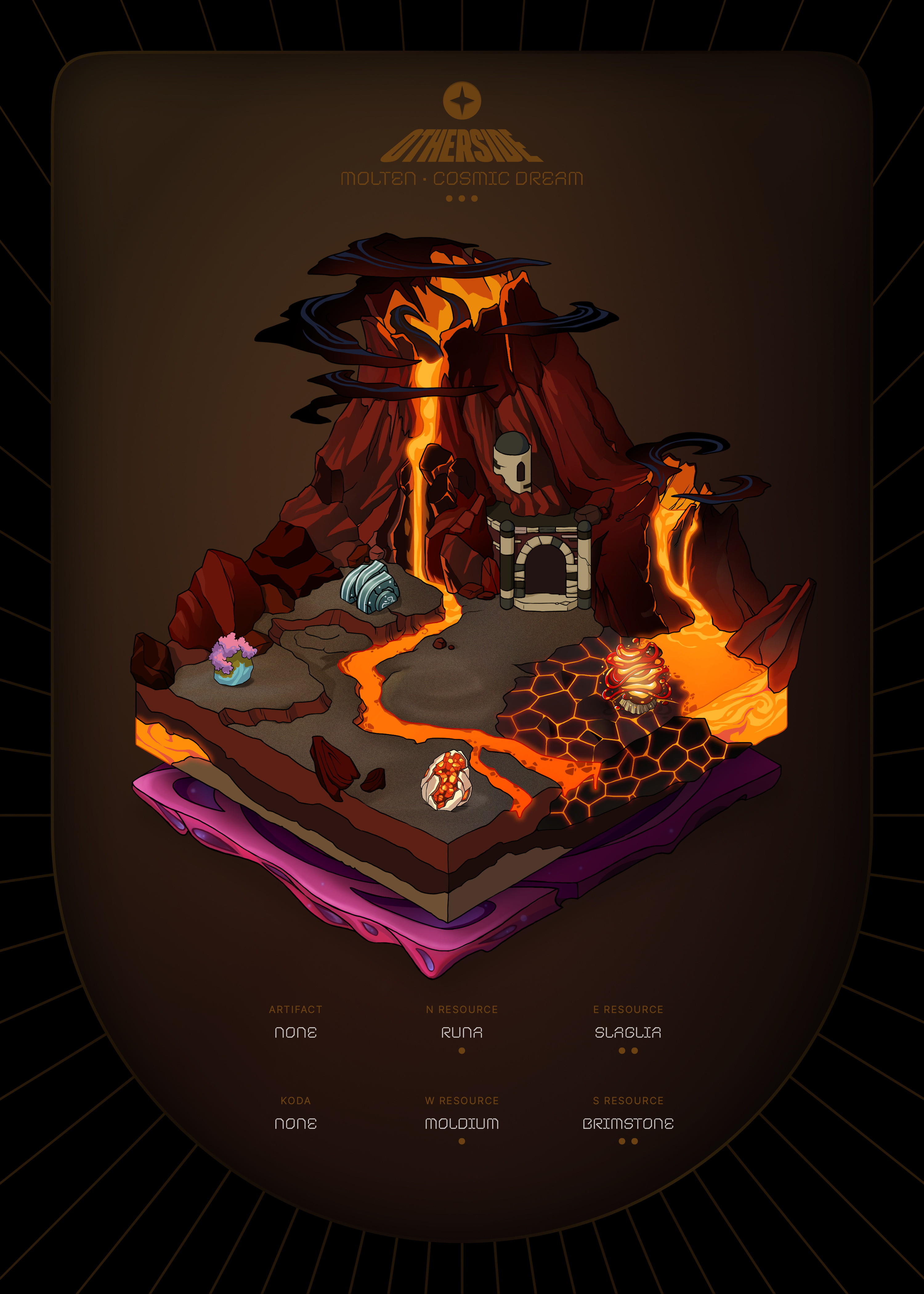 Otherdeed #91088 — Molten