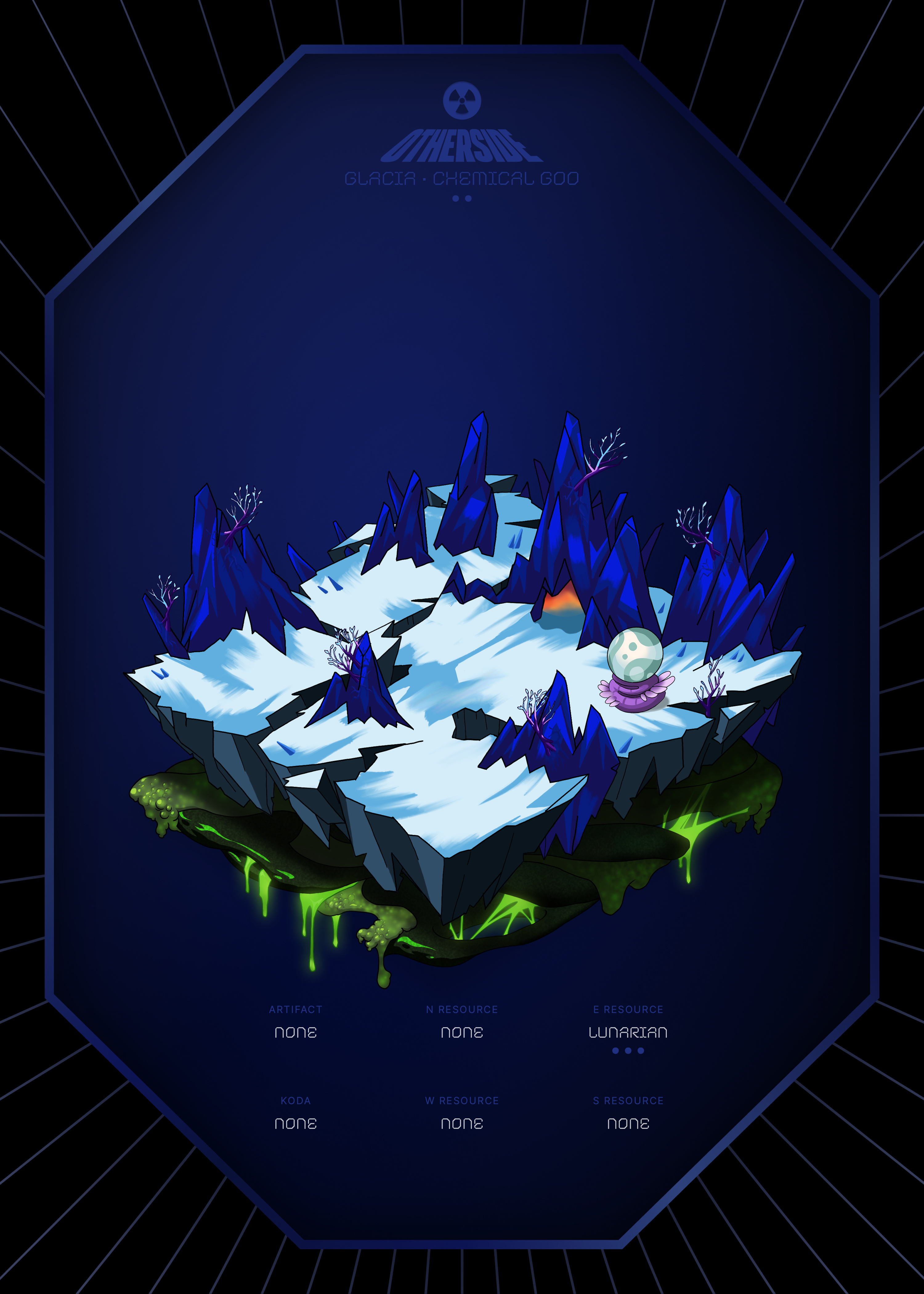 Otherdeed #10853 — Glacia