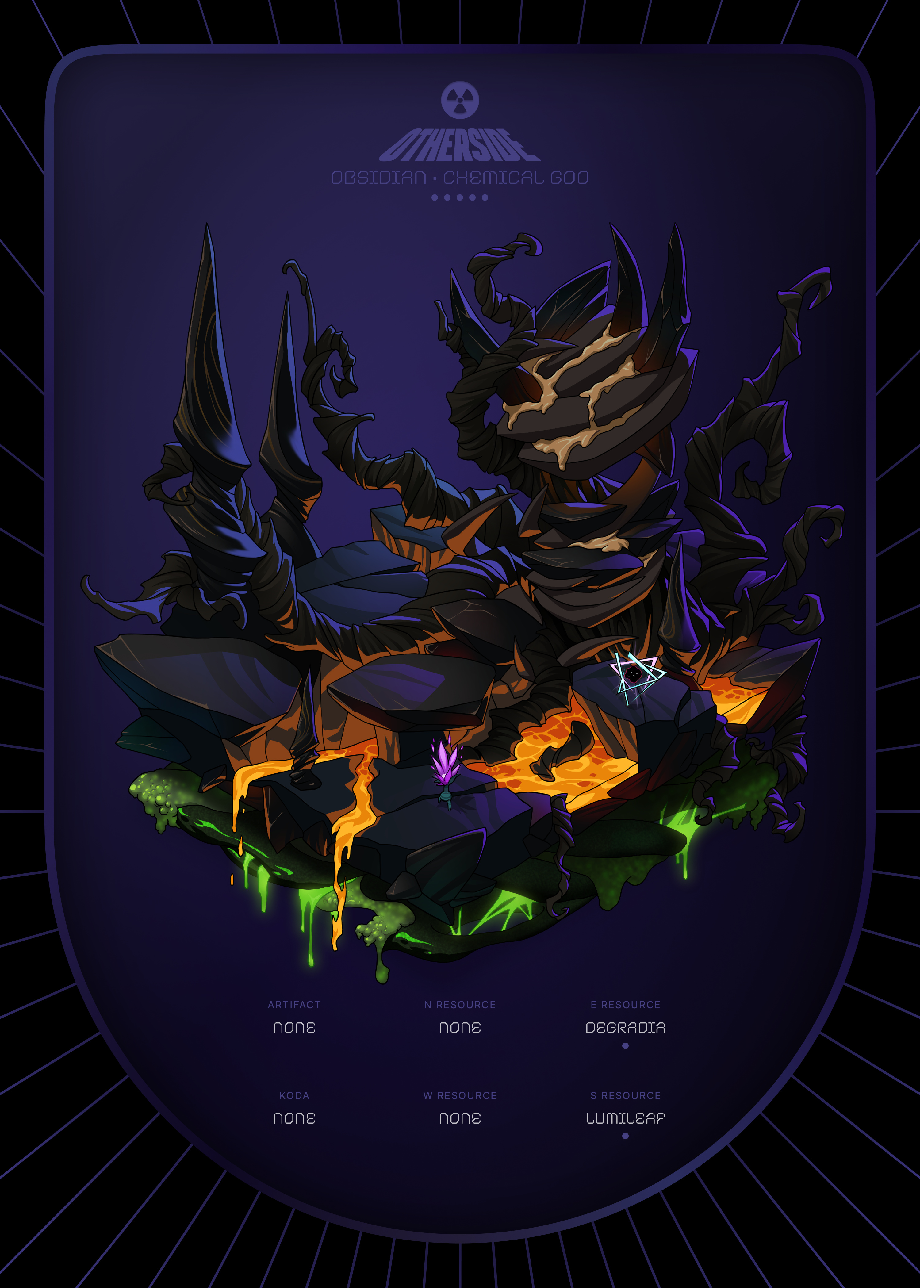 Otherdeed #10530 — Obsidian