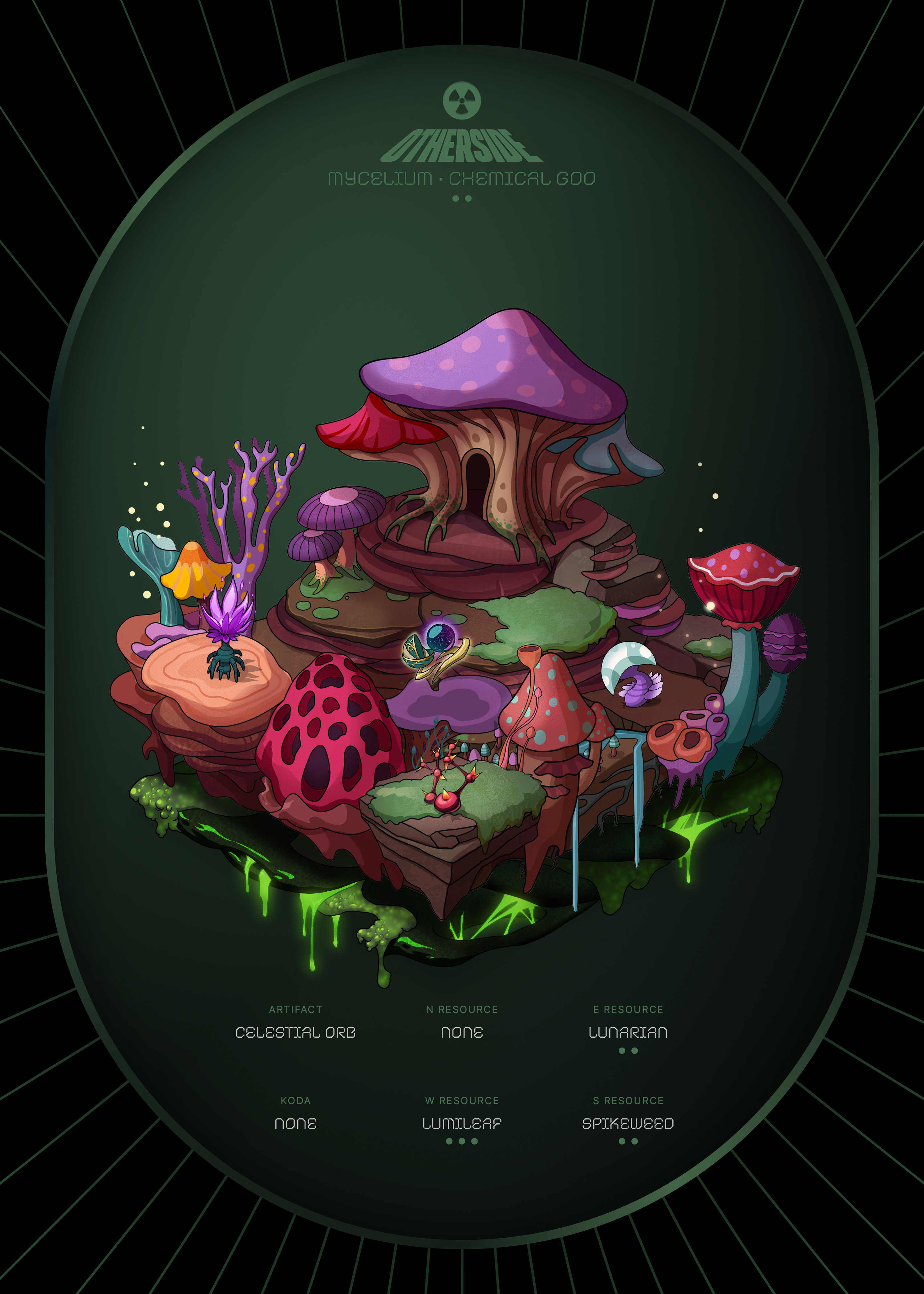 Otherdeed #17651 — Mycelium