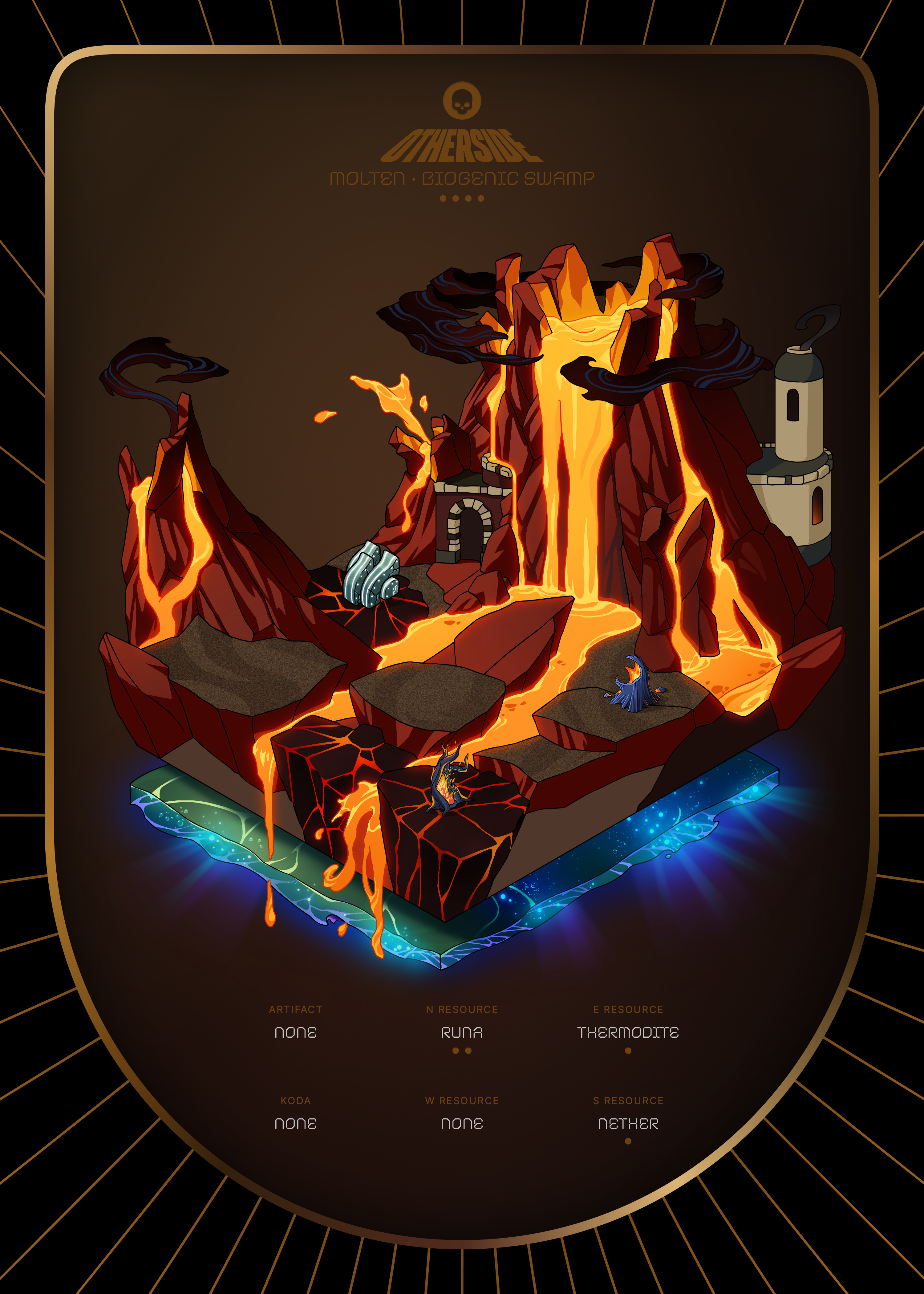 Otherdeed #9739 — Molten