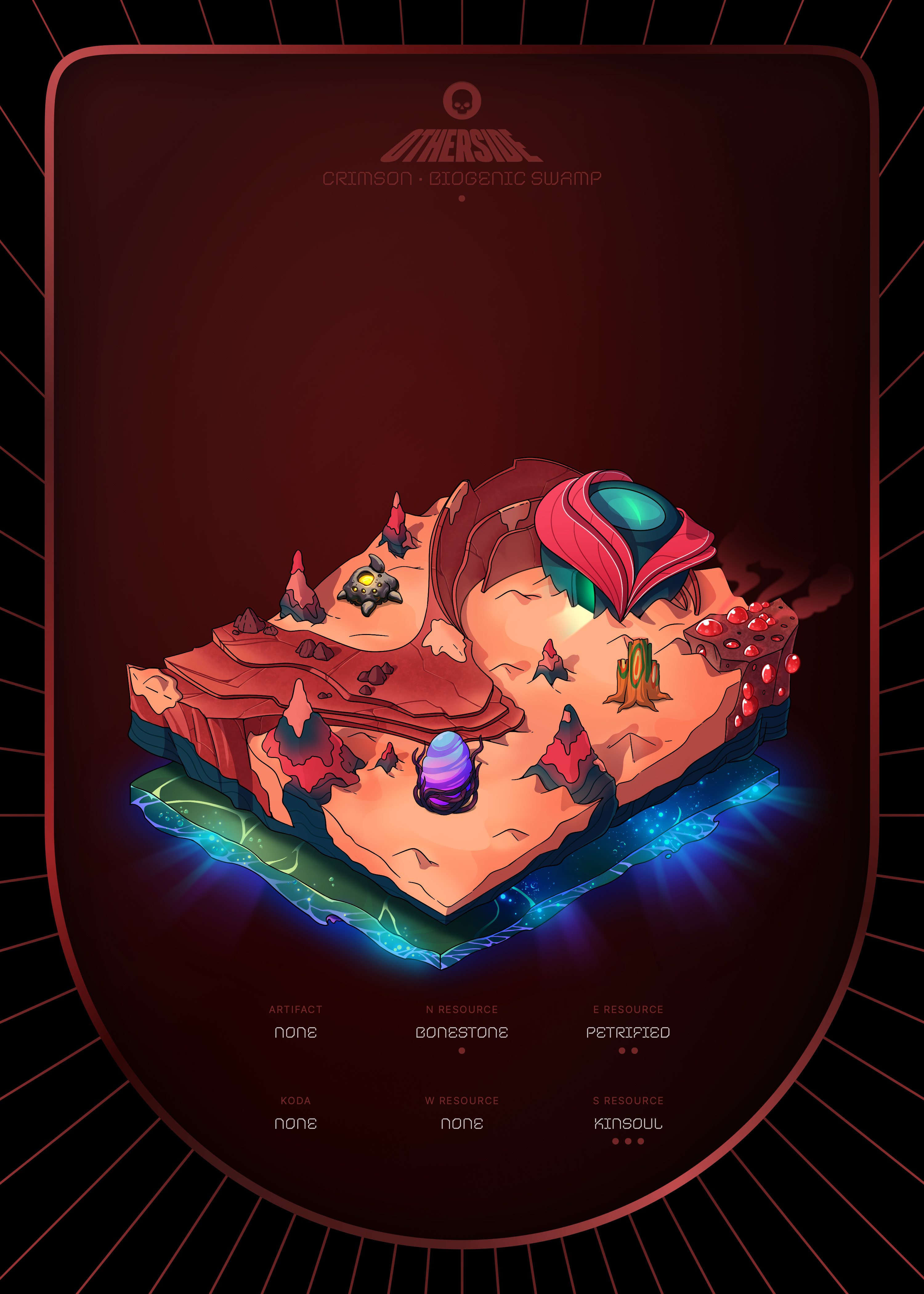 Otherdeed #4751 — Crimson