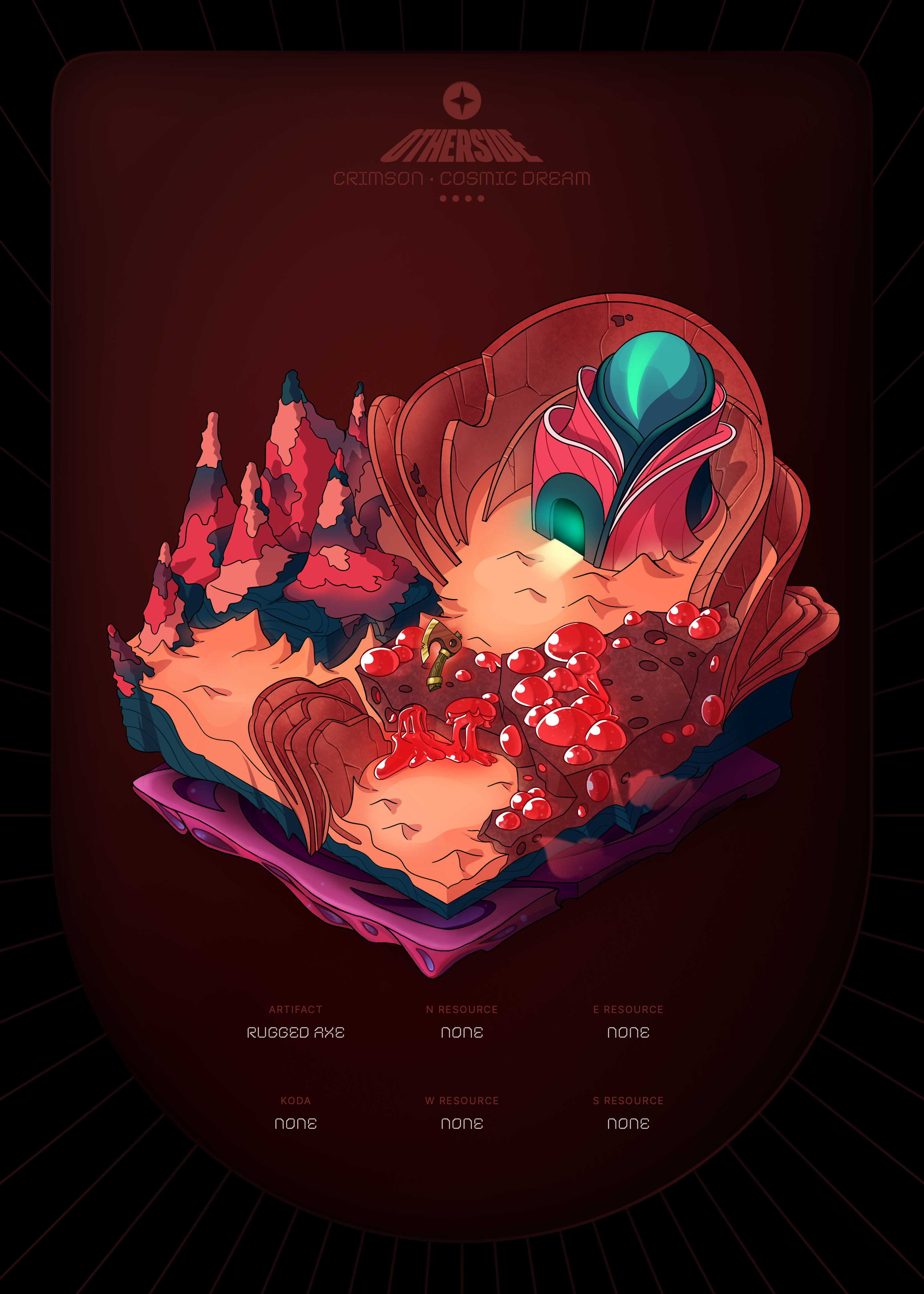 Otherdeed #30950 — Crimson