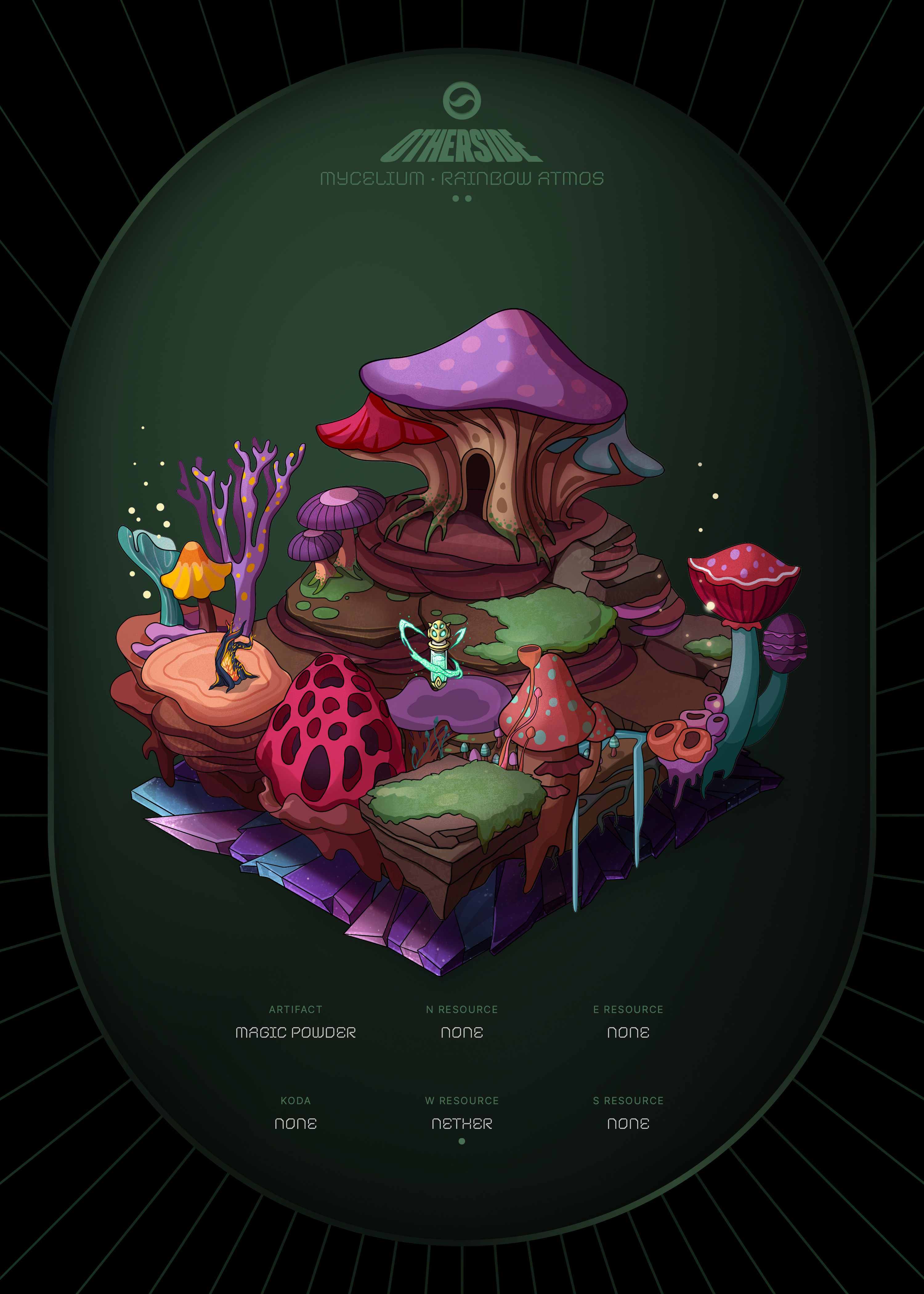 Otherdeed #86611 — Mycelium