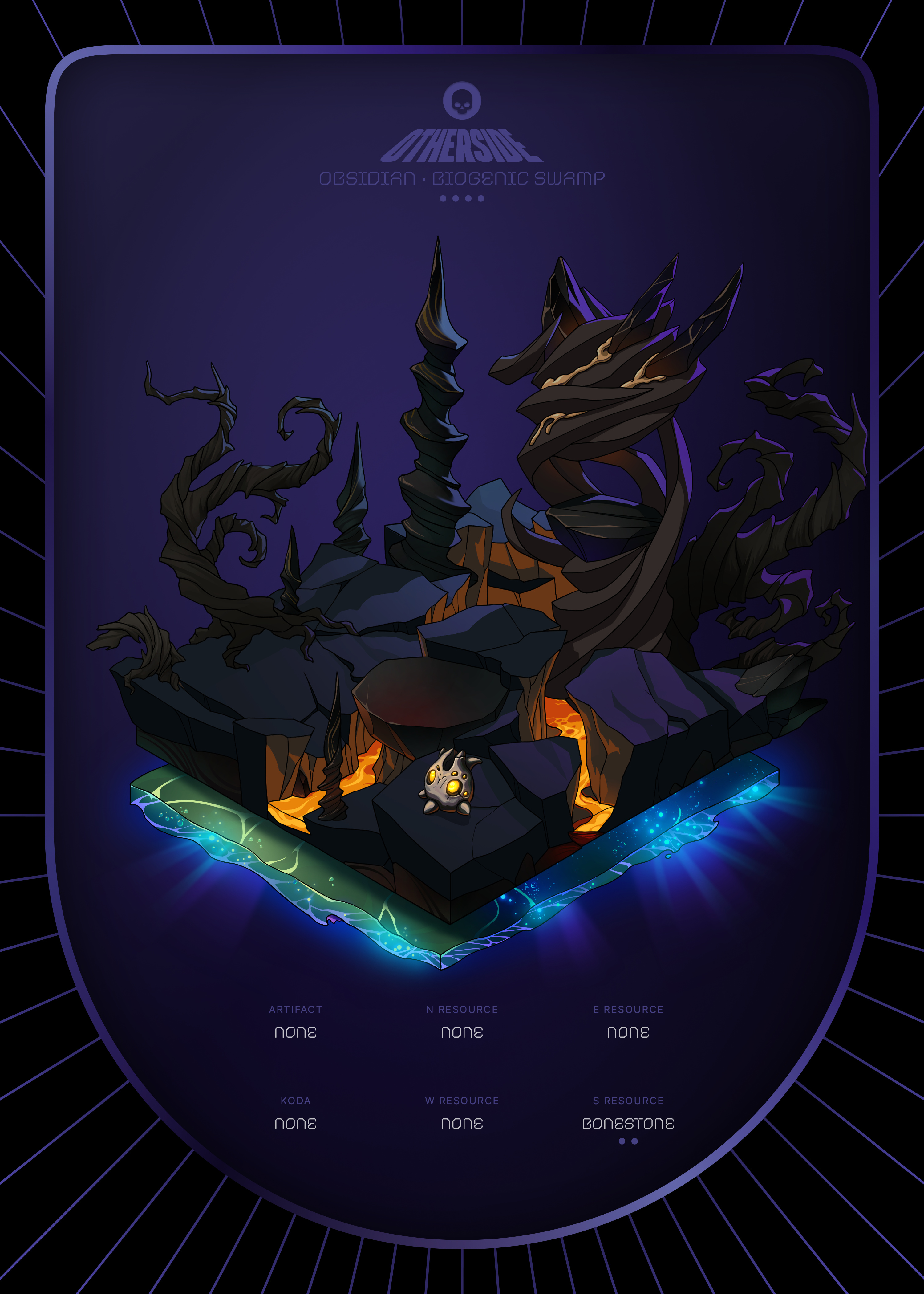 Otherdeed #2747 — Obsidian