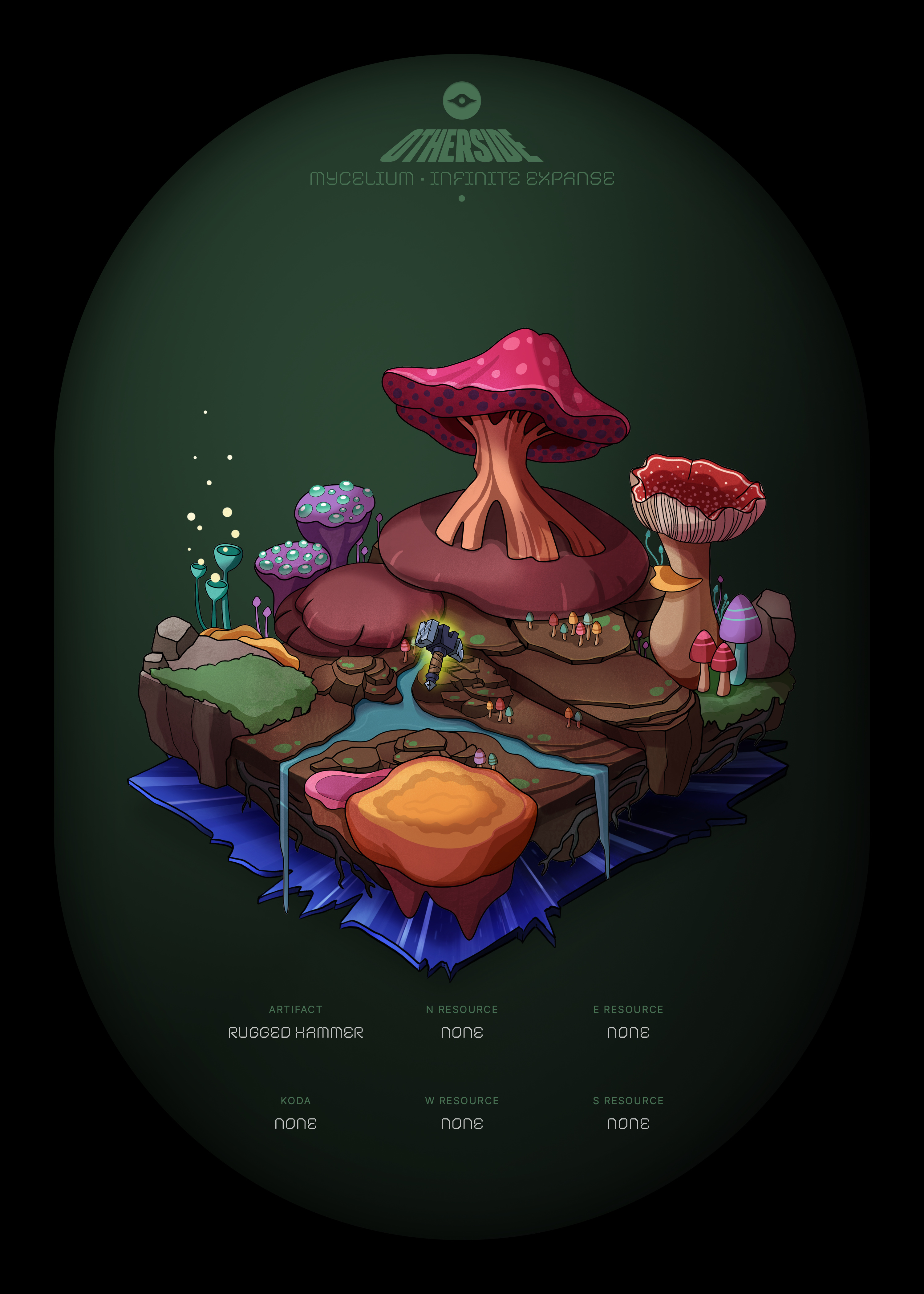 Otherdeed #62921 — Mycelium
