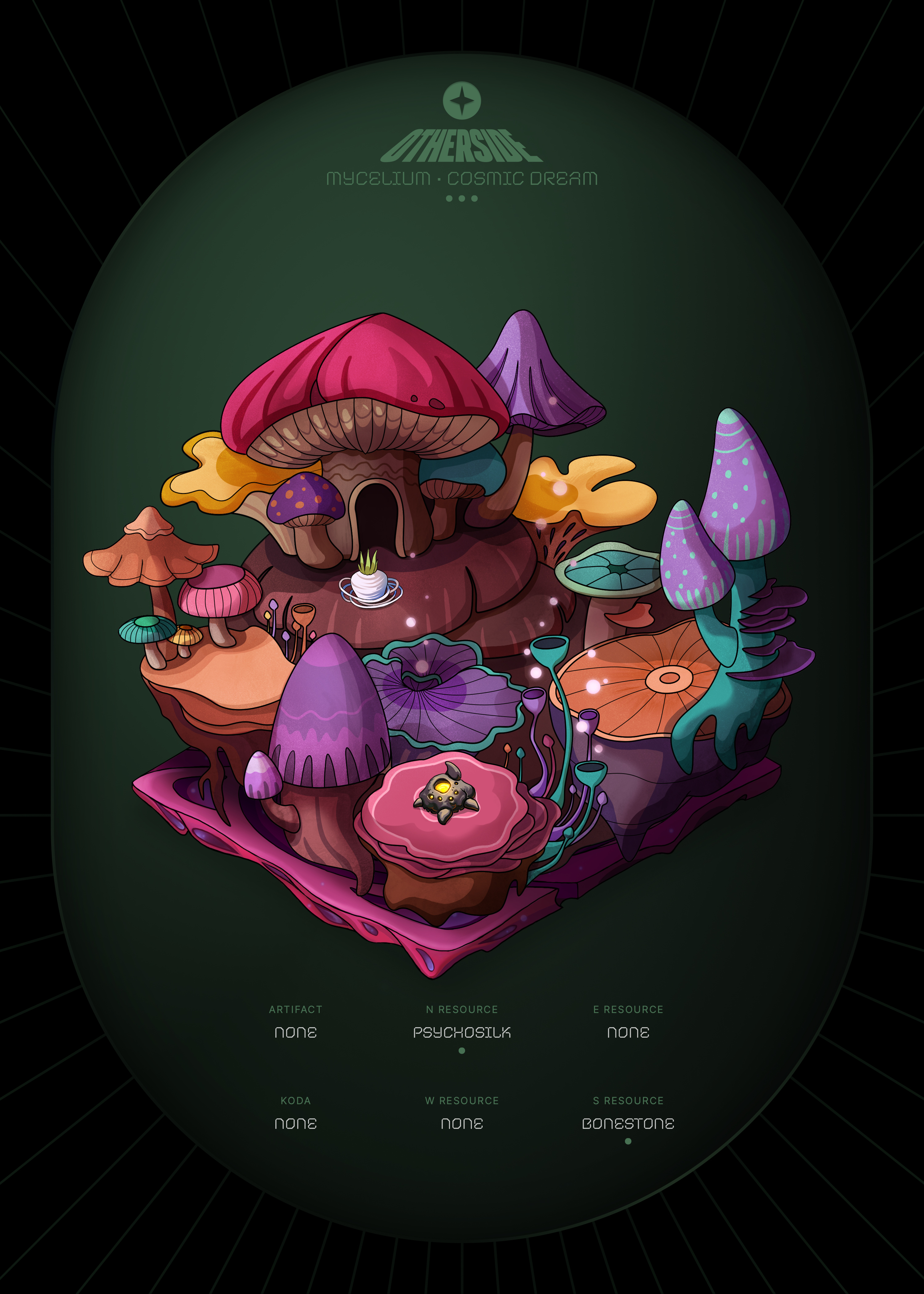Otherdeed #38190 — Mycelium