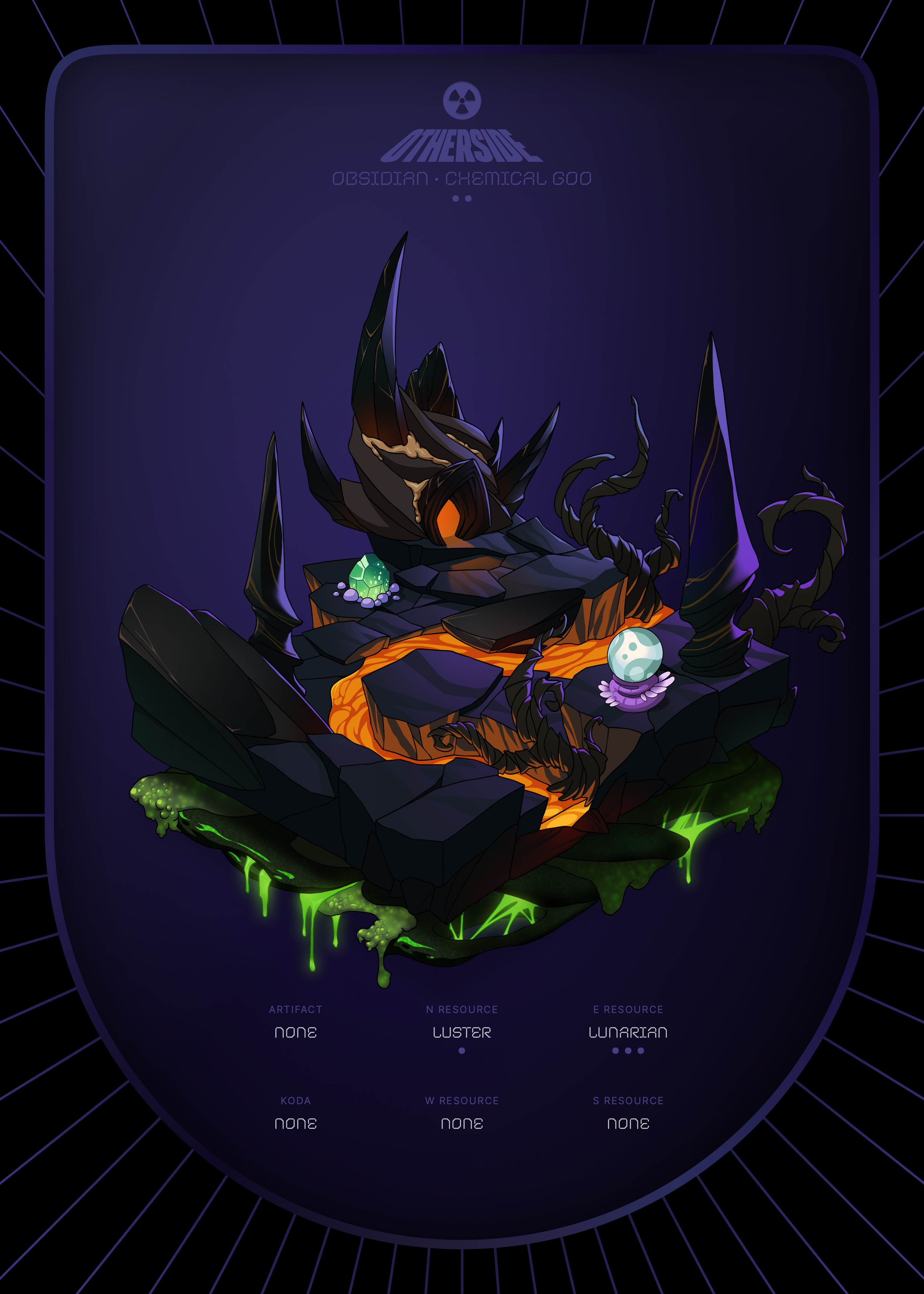 Otherdeed #24810 — Obsidian