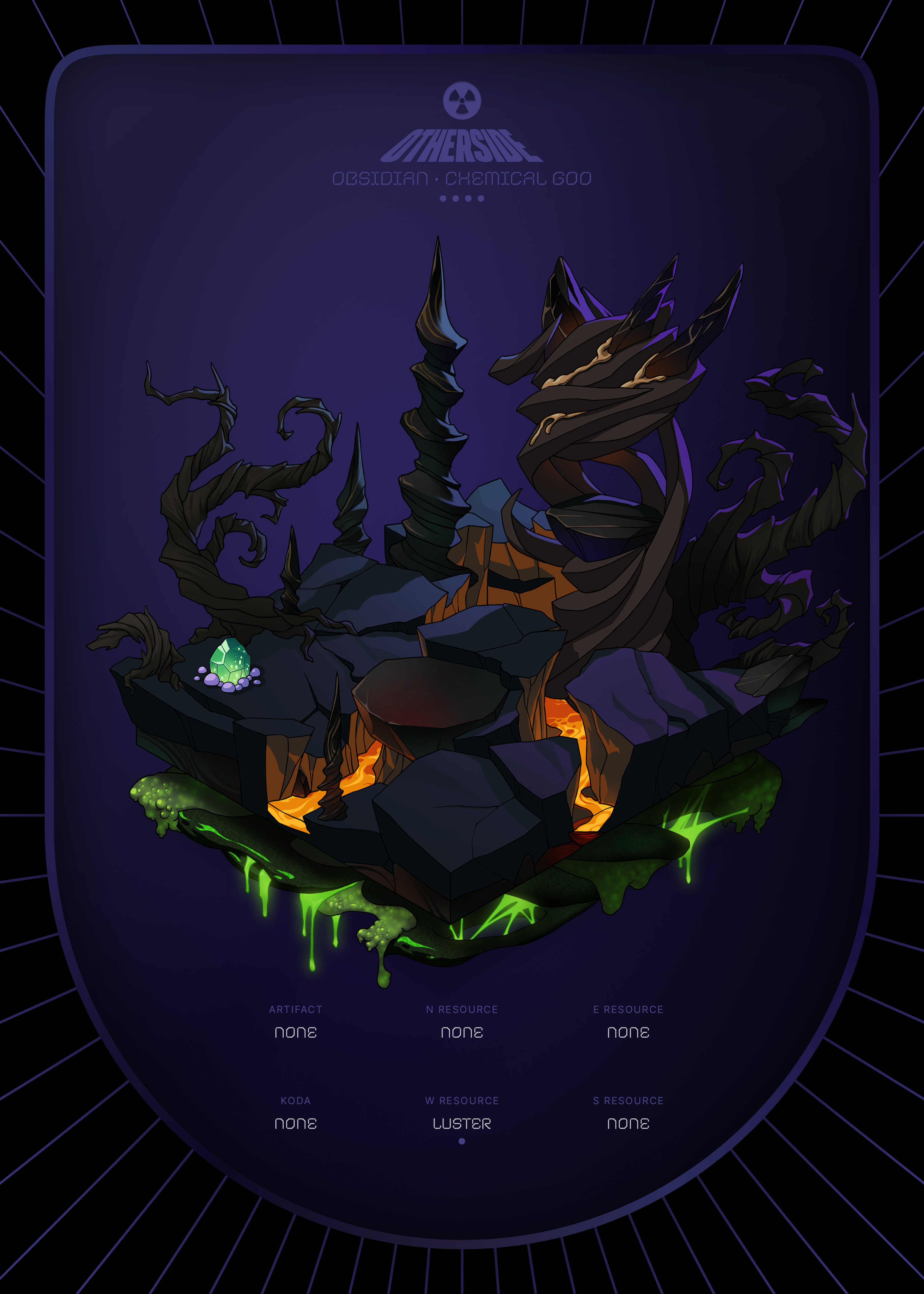 Otherdeed #11073 — Obsidian