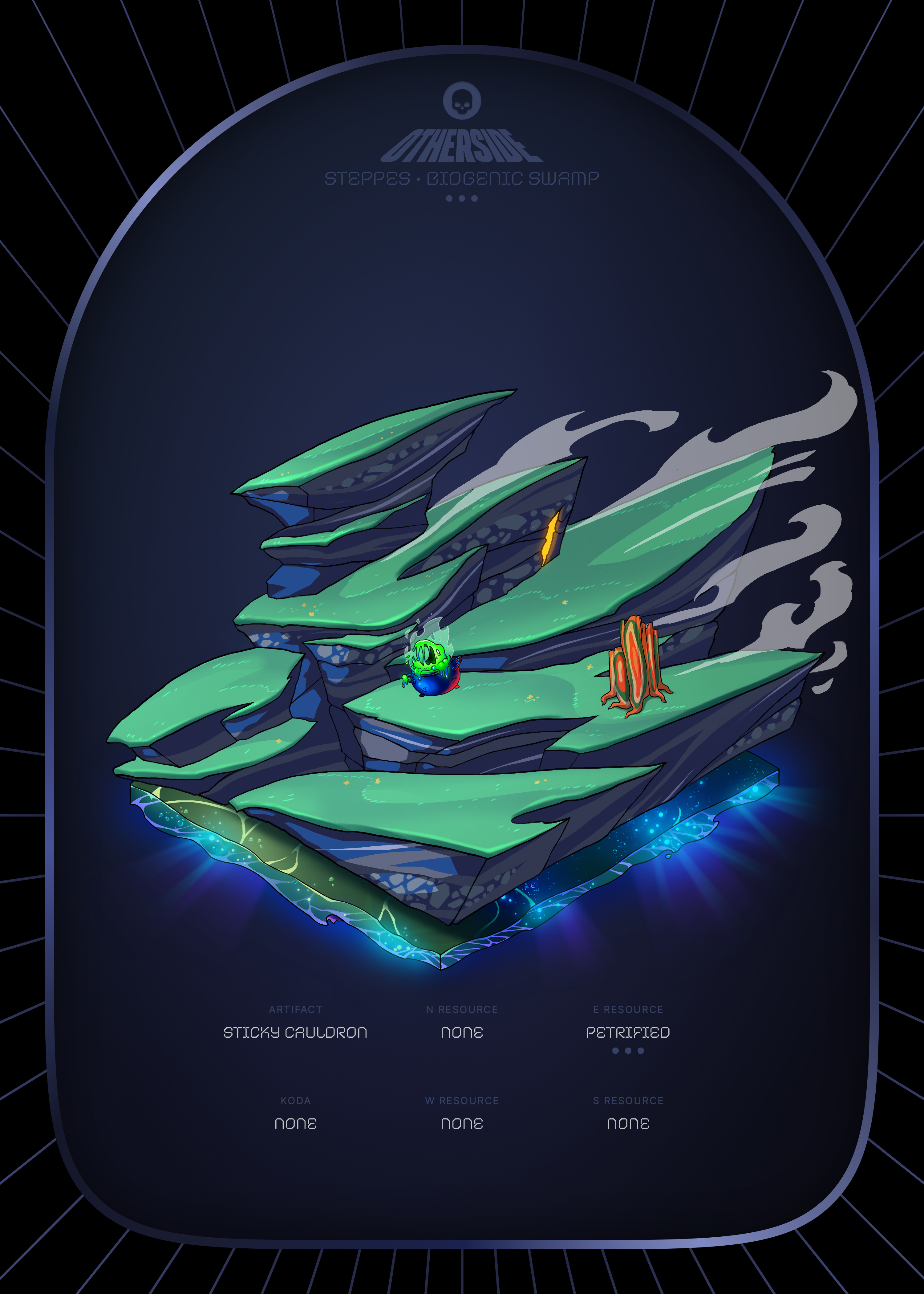 Otherdeed #8392 — Steppes