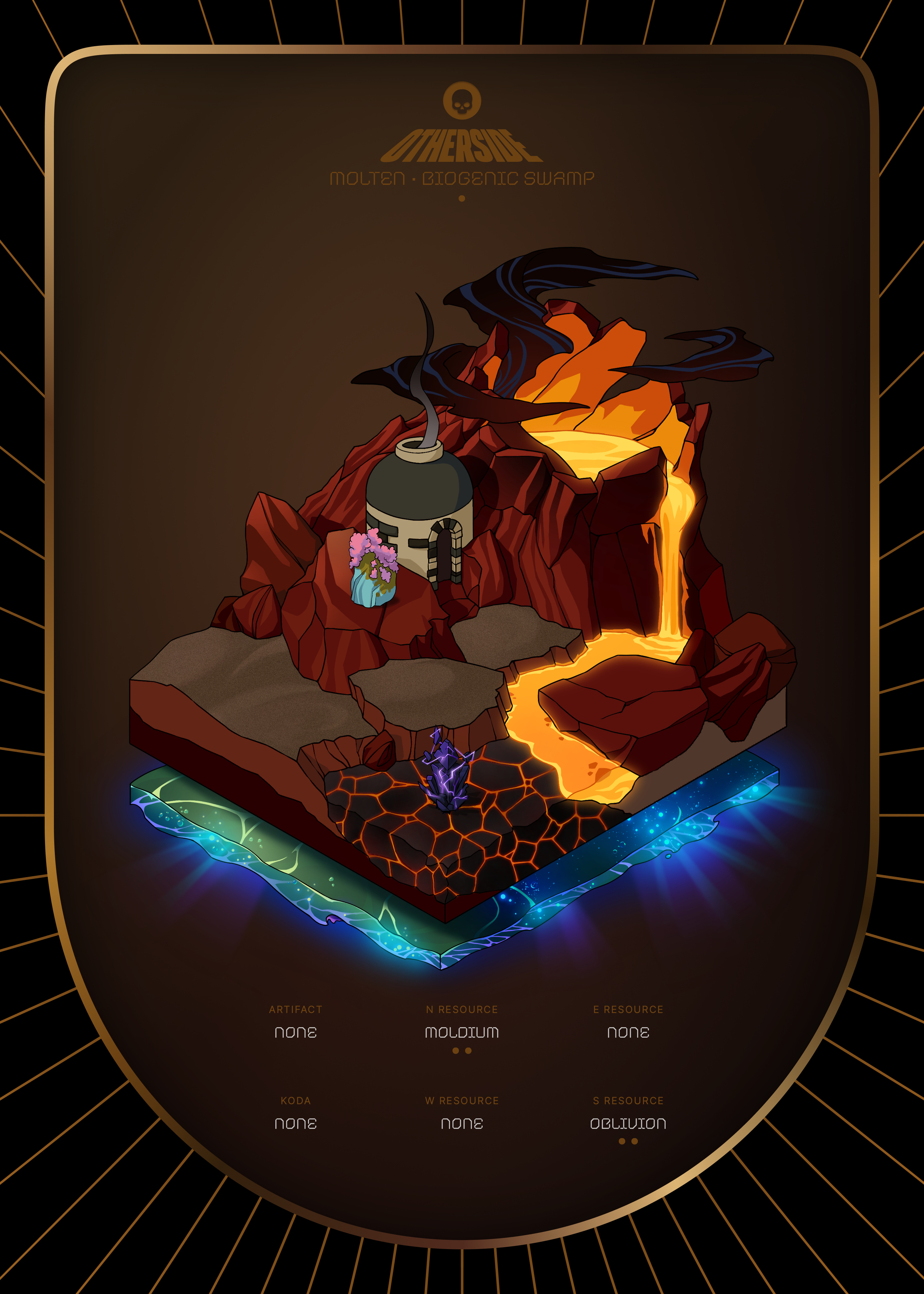 Otherdeed #3275 — Molten