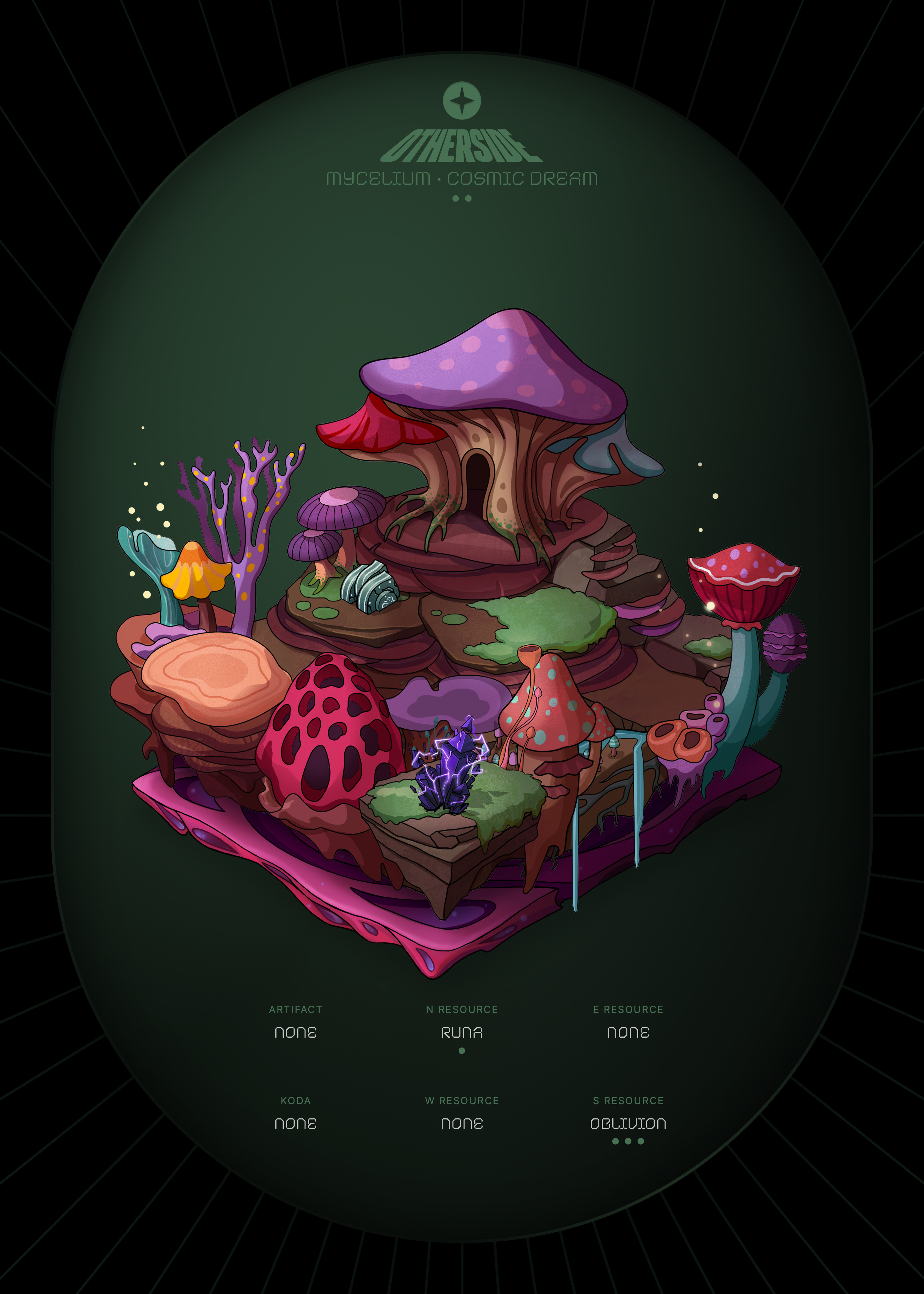 Otherdeed #92766 — Mycelium