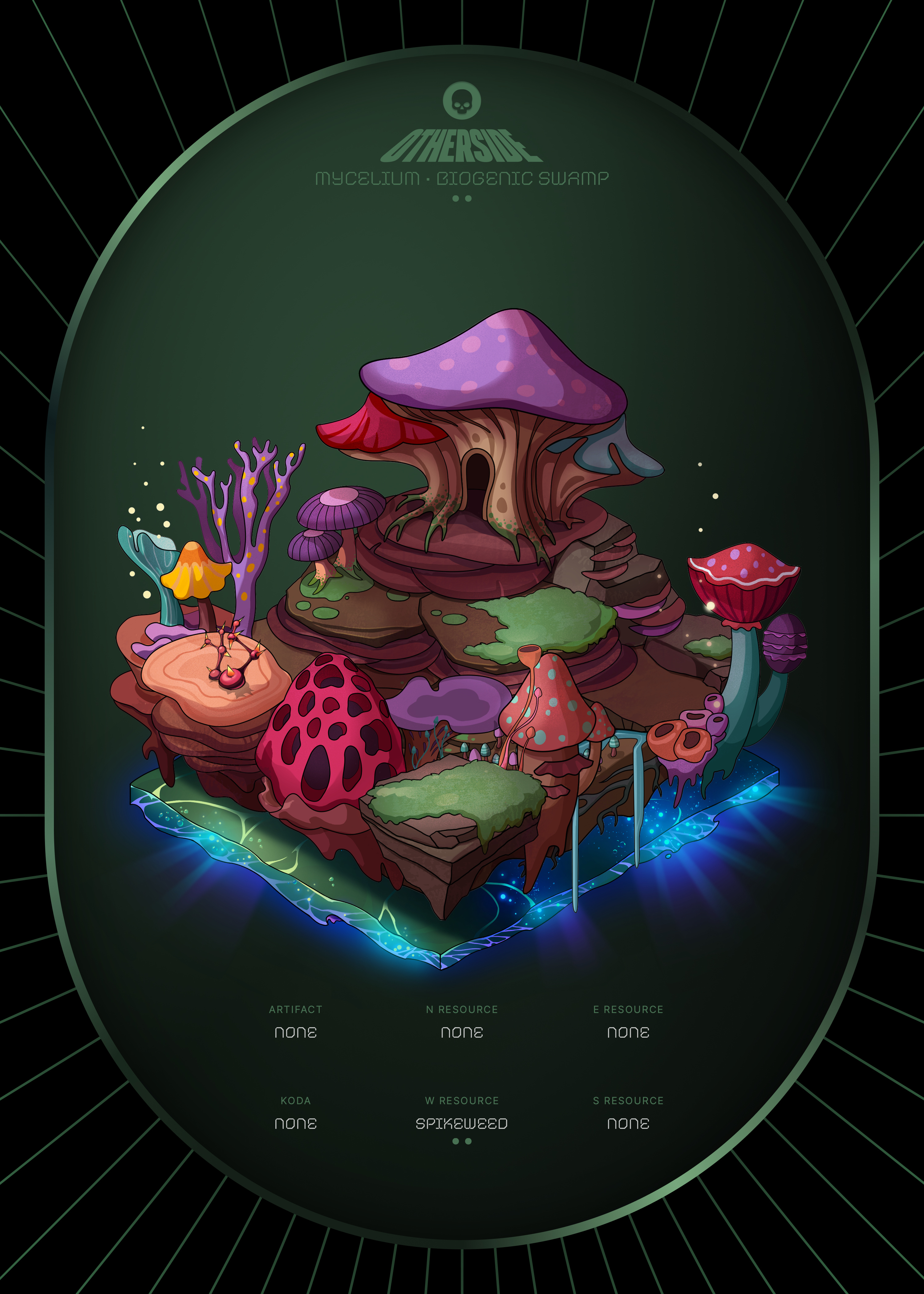 Otherdeed #8847 — Mycelium