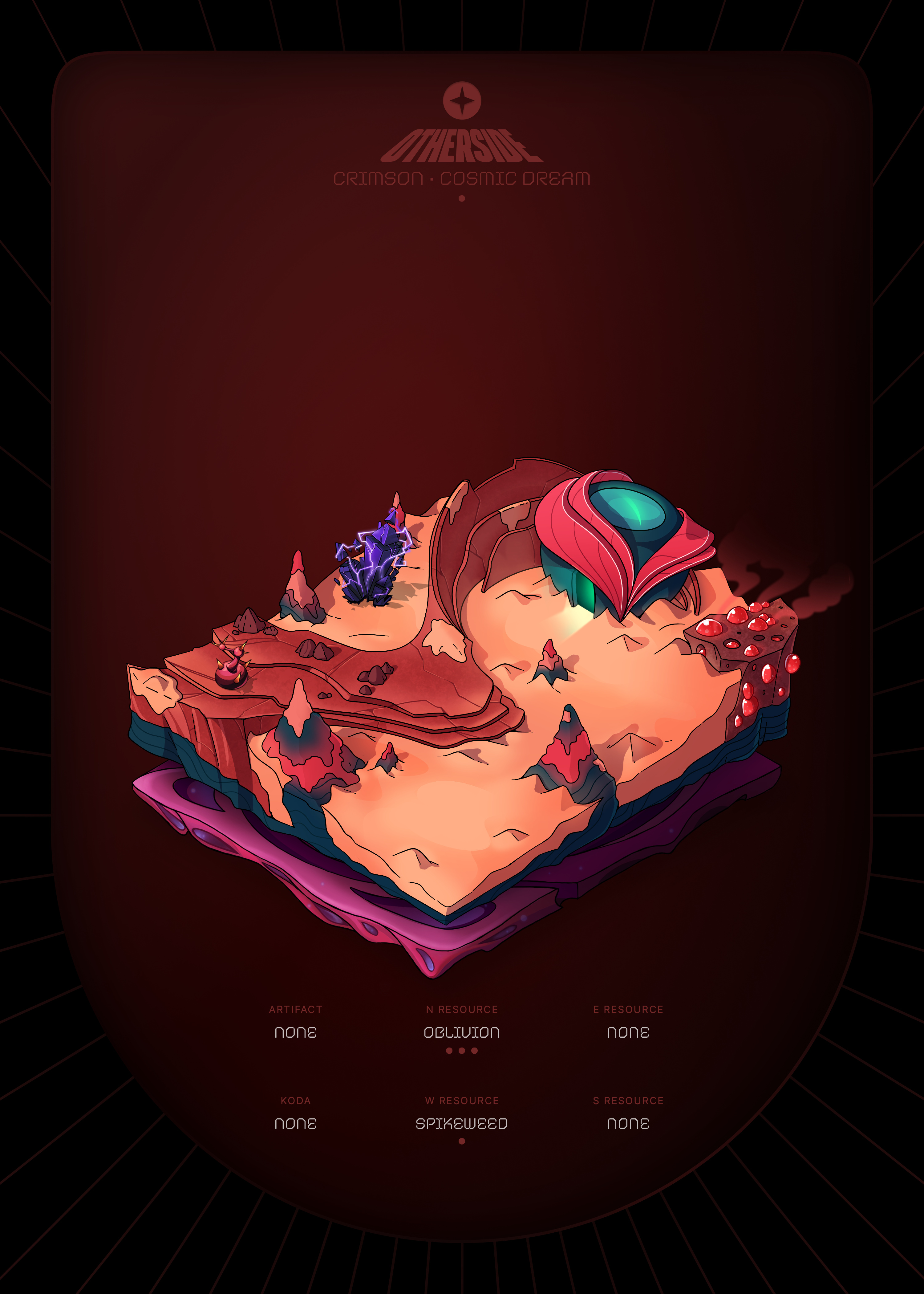 Otherdeed #36075 — Crimson