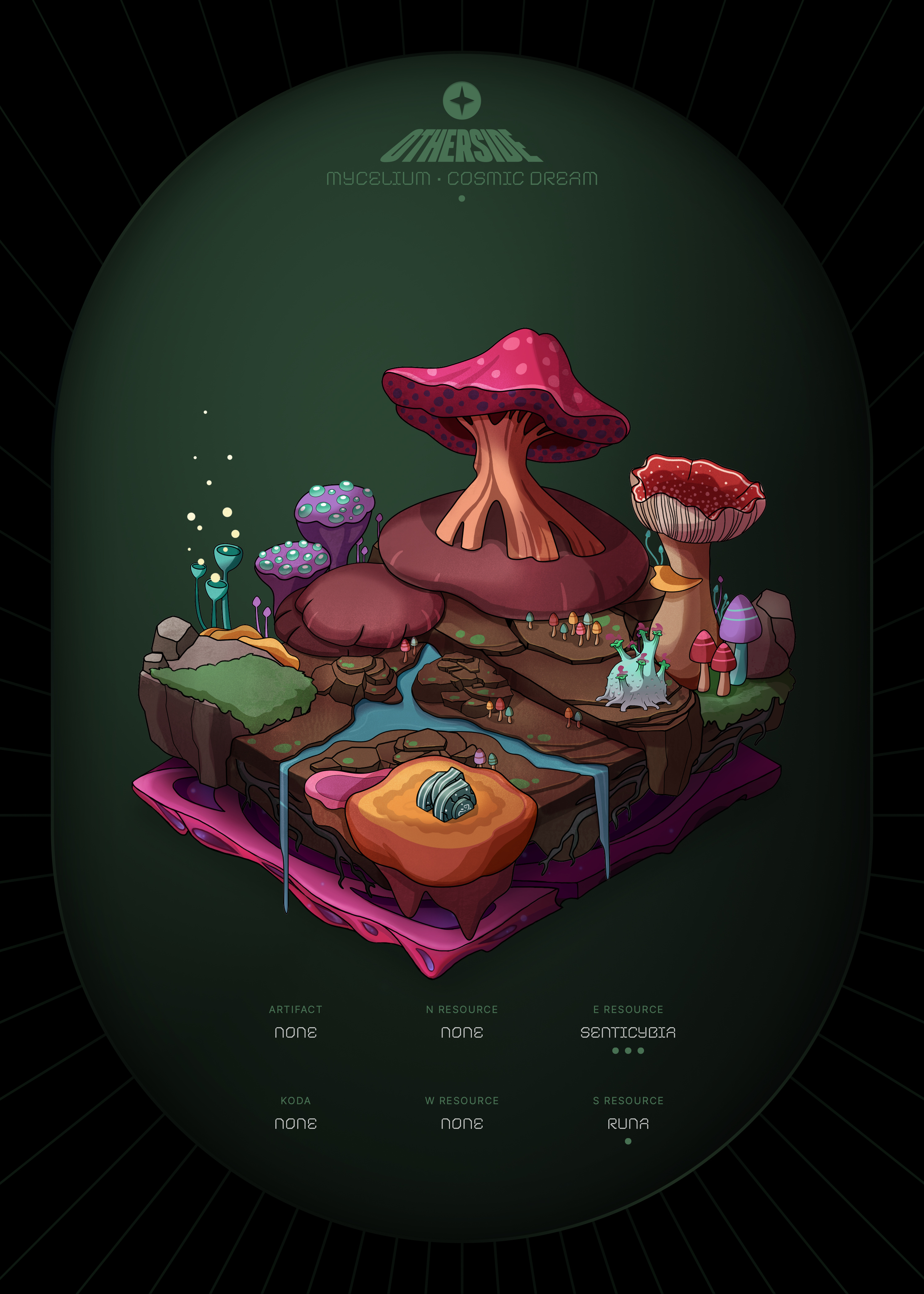 Otherdeed #95464 — Mycelium