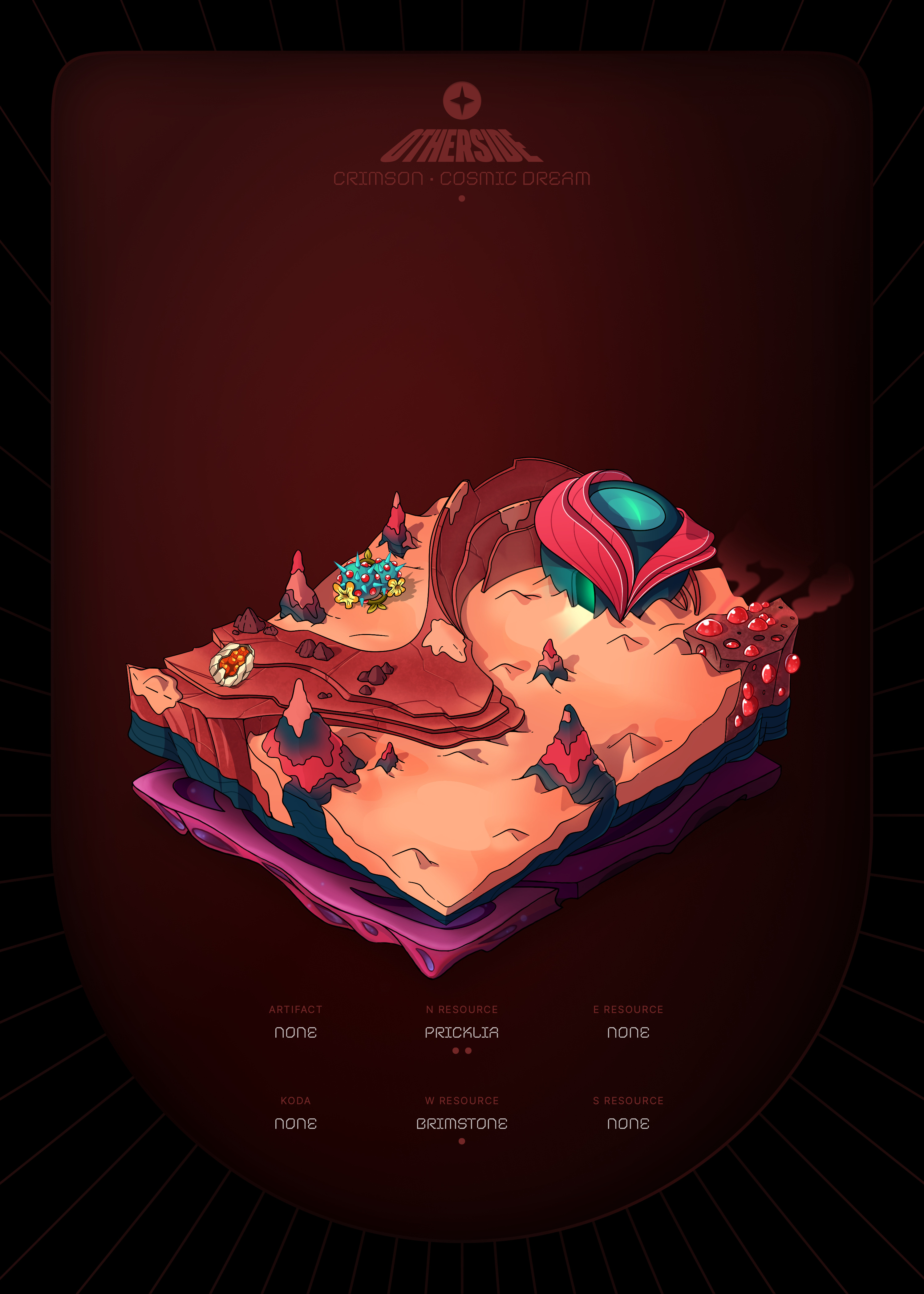 Otherdeed #90195 — Crimson