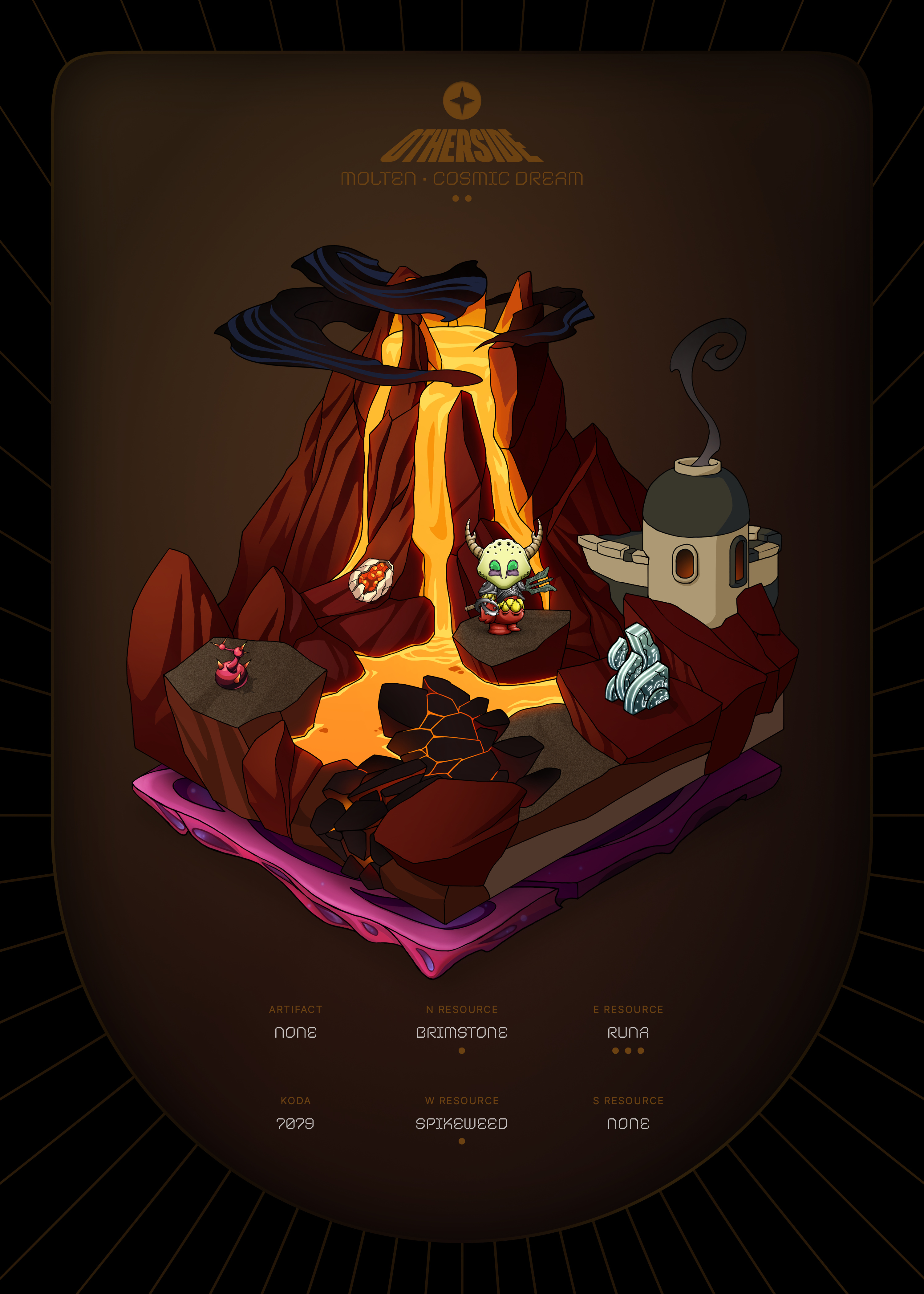 Otherdeed #96904 — Molten