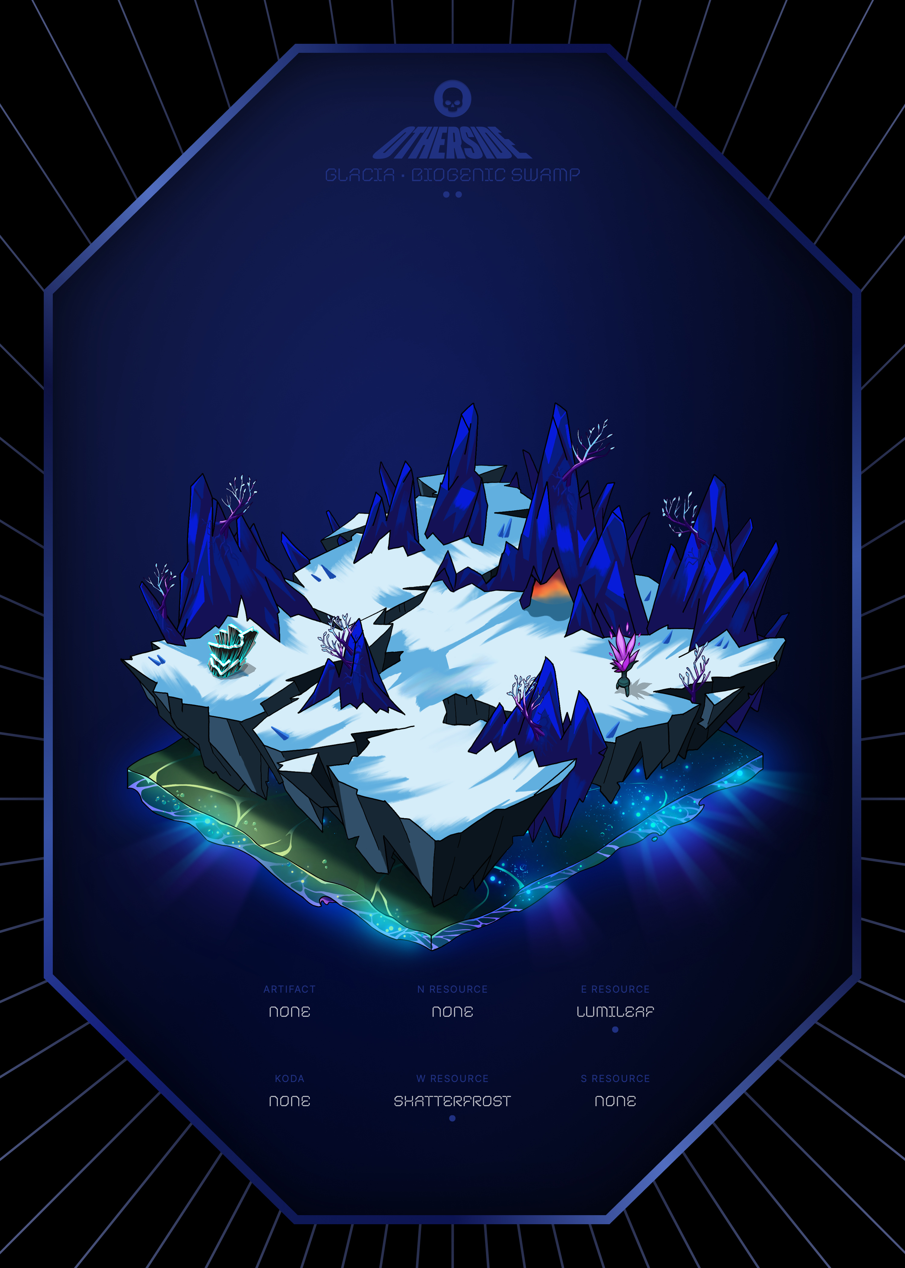 Otherdeed #7649 — Glacia
