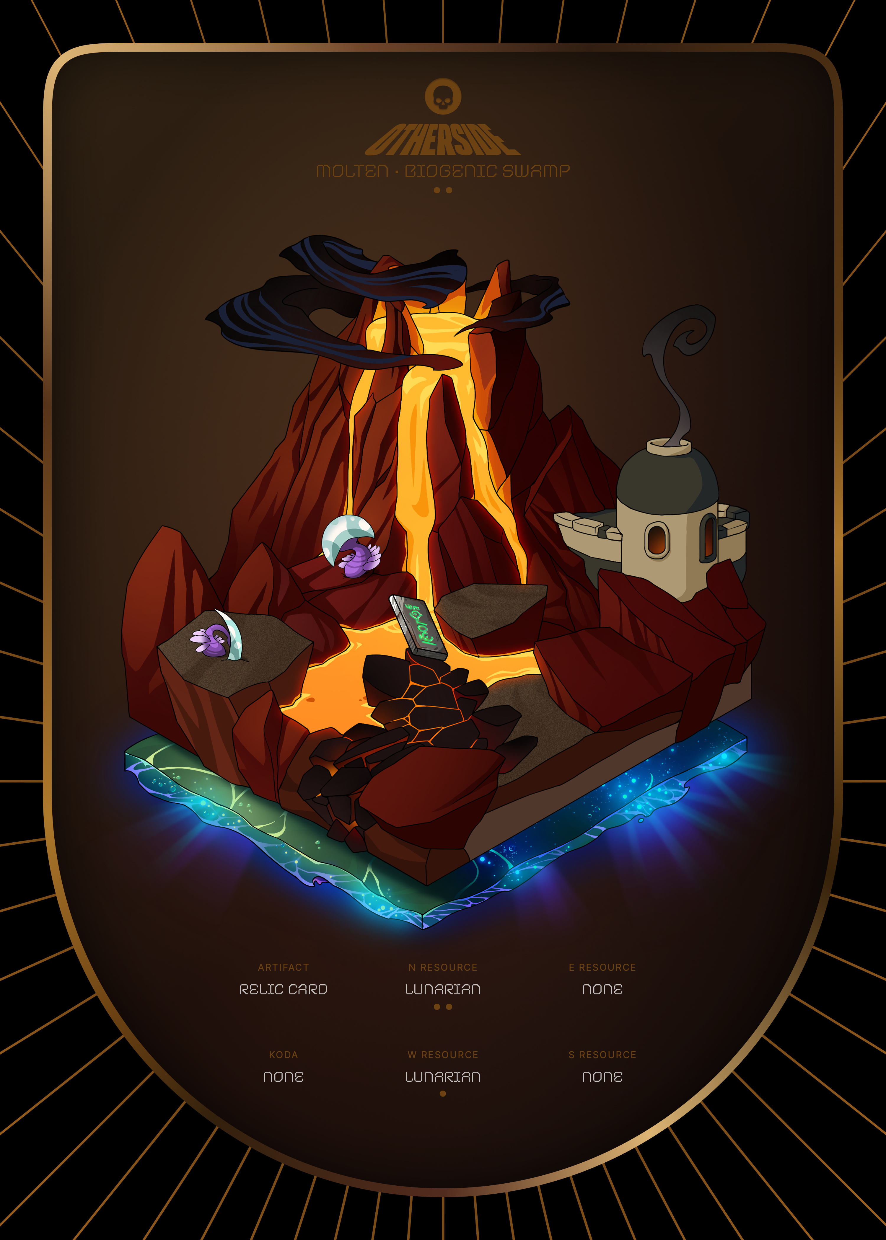 Otherdeed #4384 — Molten