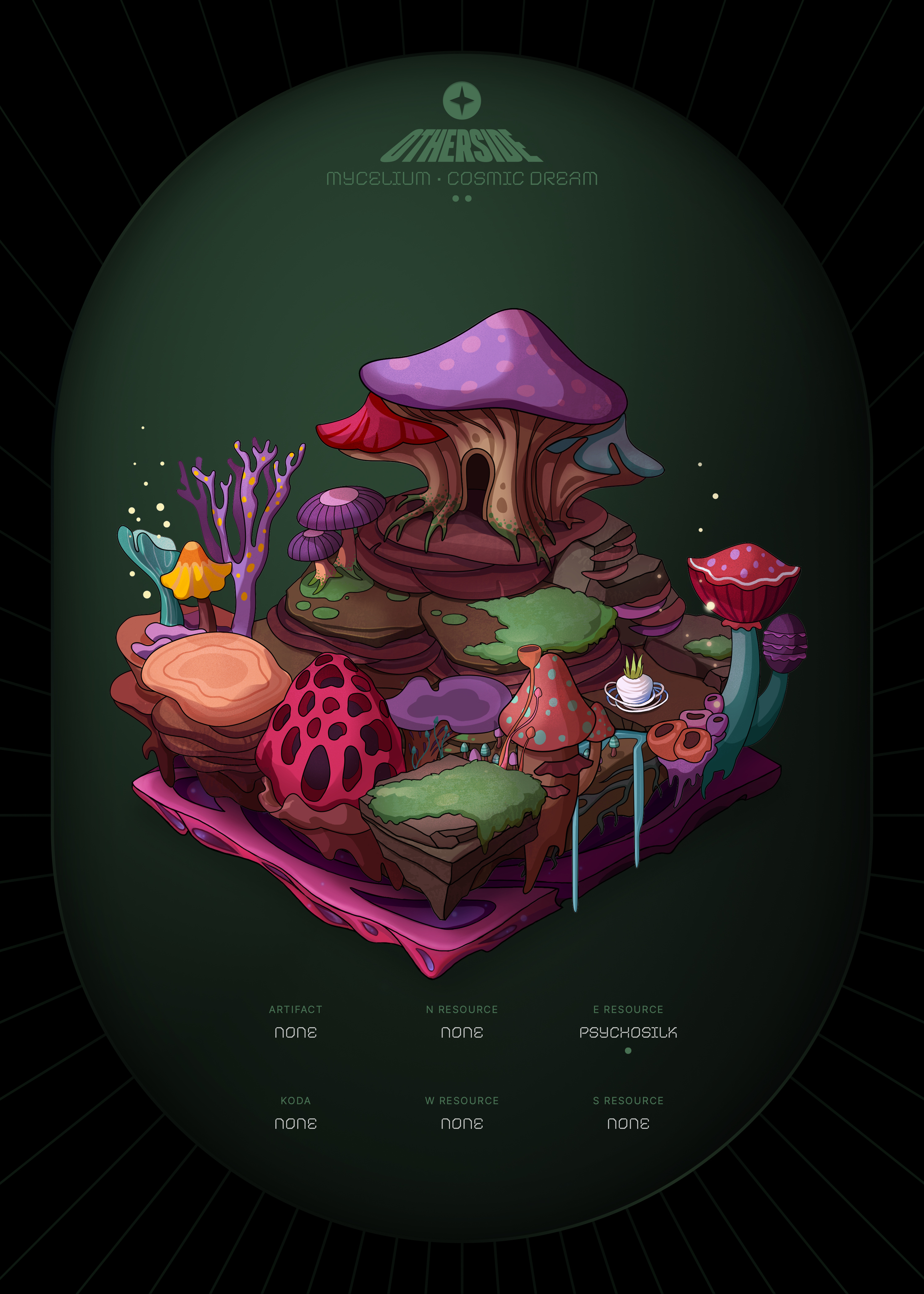 Otherdeed #90565 — Mycelium