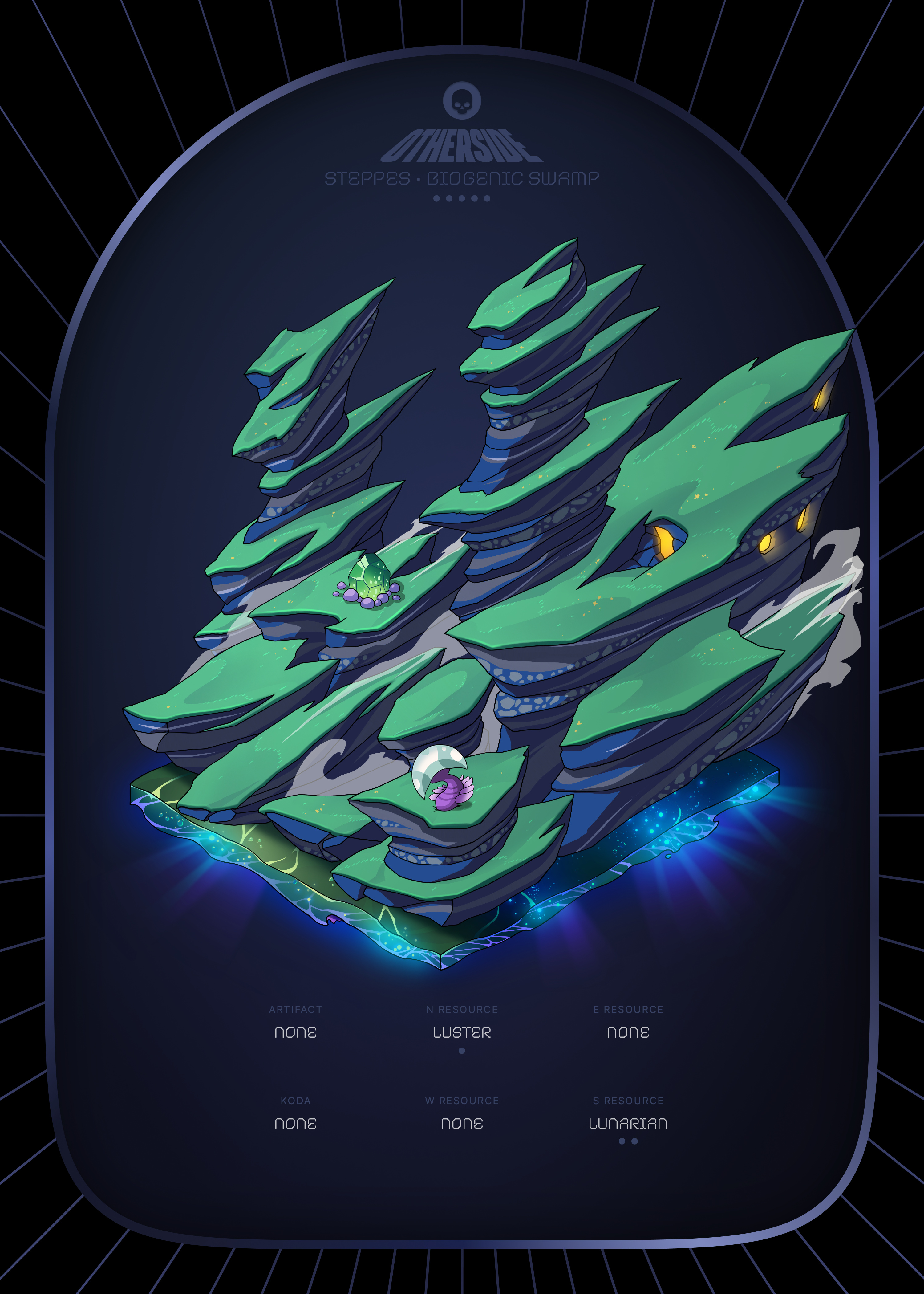 Otherdeed #9740 — Steppes