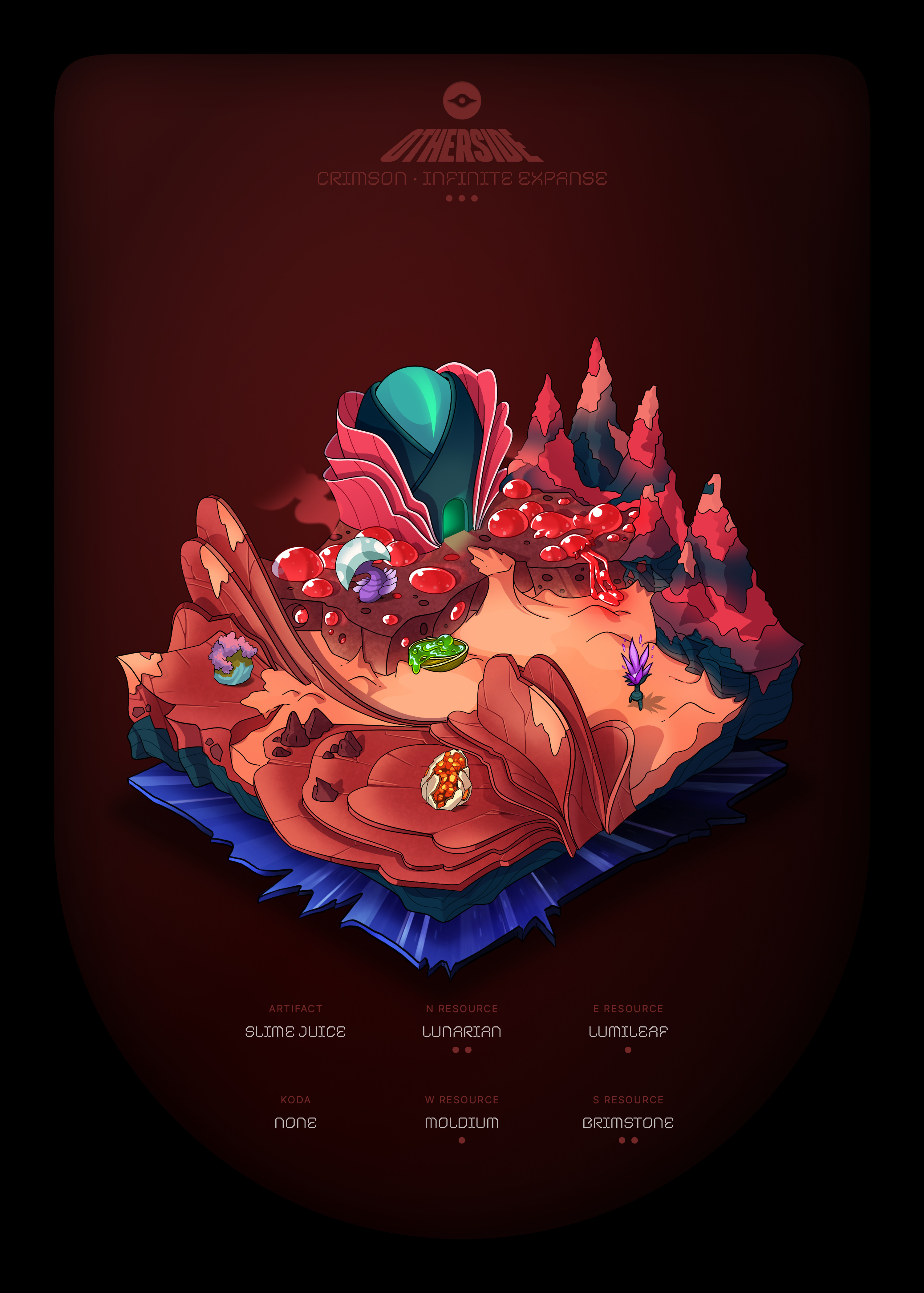 Otherdeed #41661 — Crimson