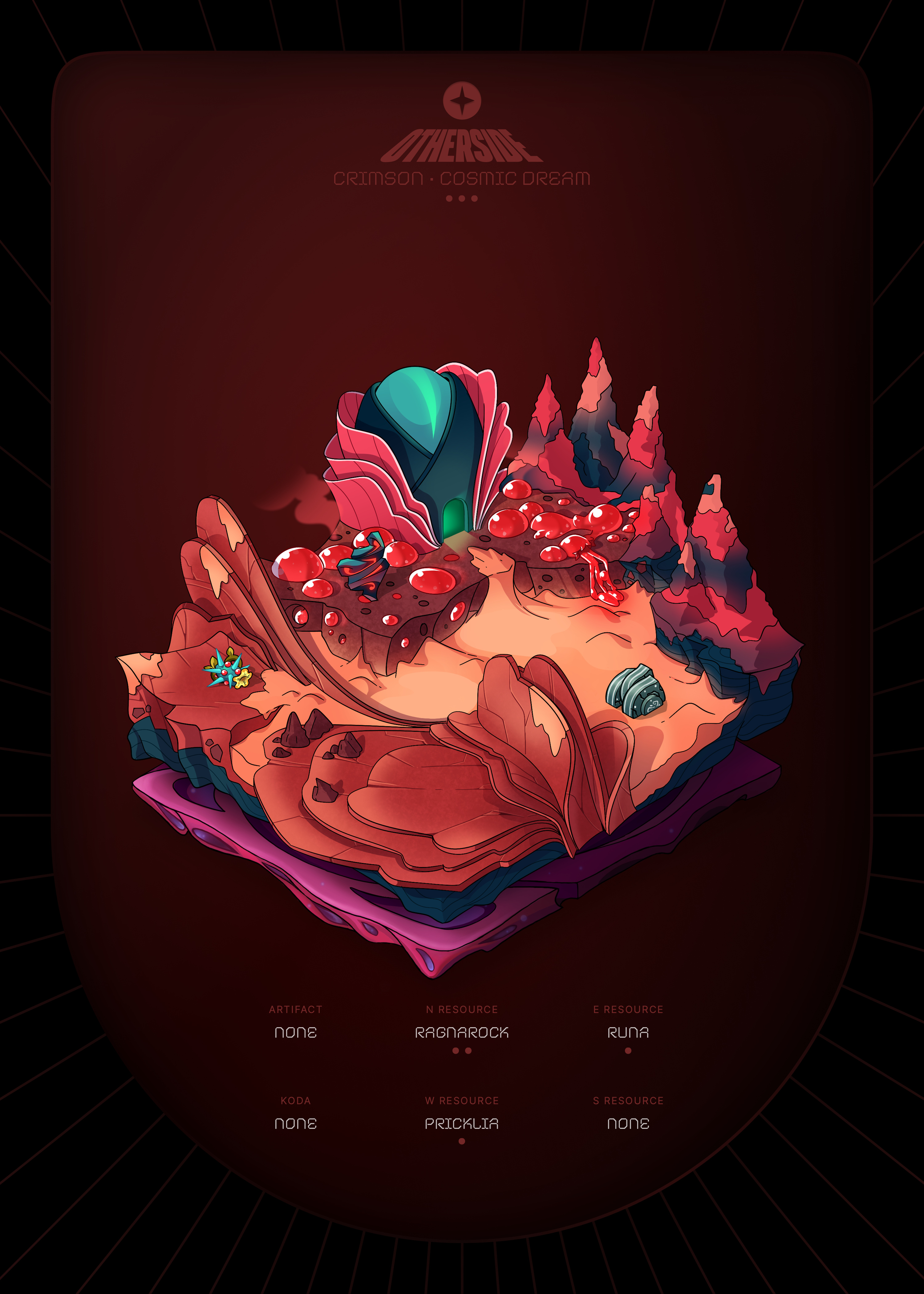 Otherdeed #31149 — Crimson
