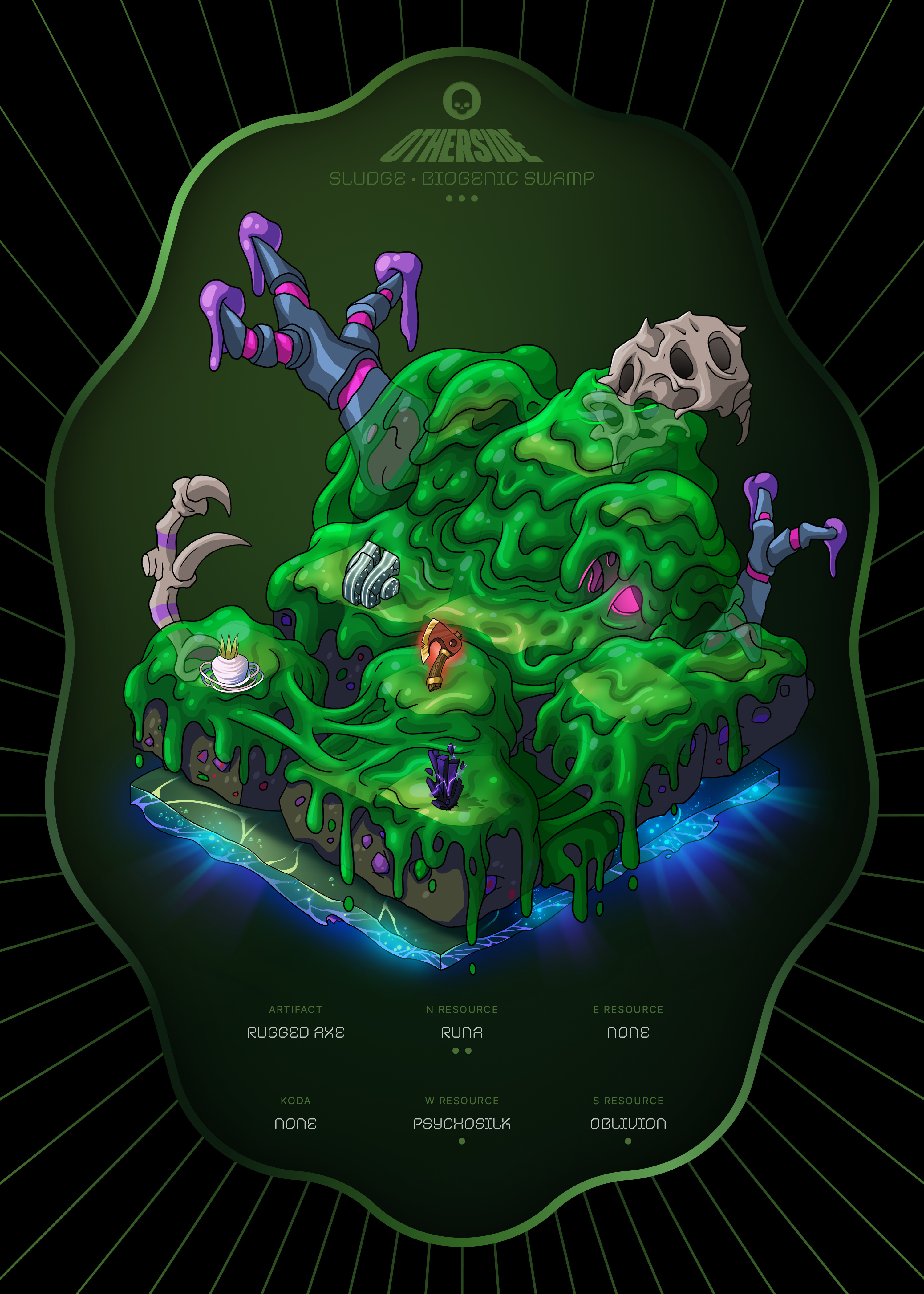 Otherdeed #1384 — Sludge