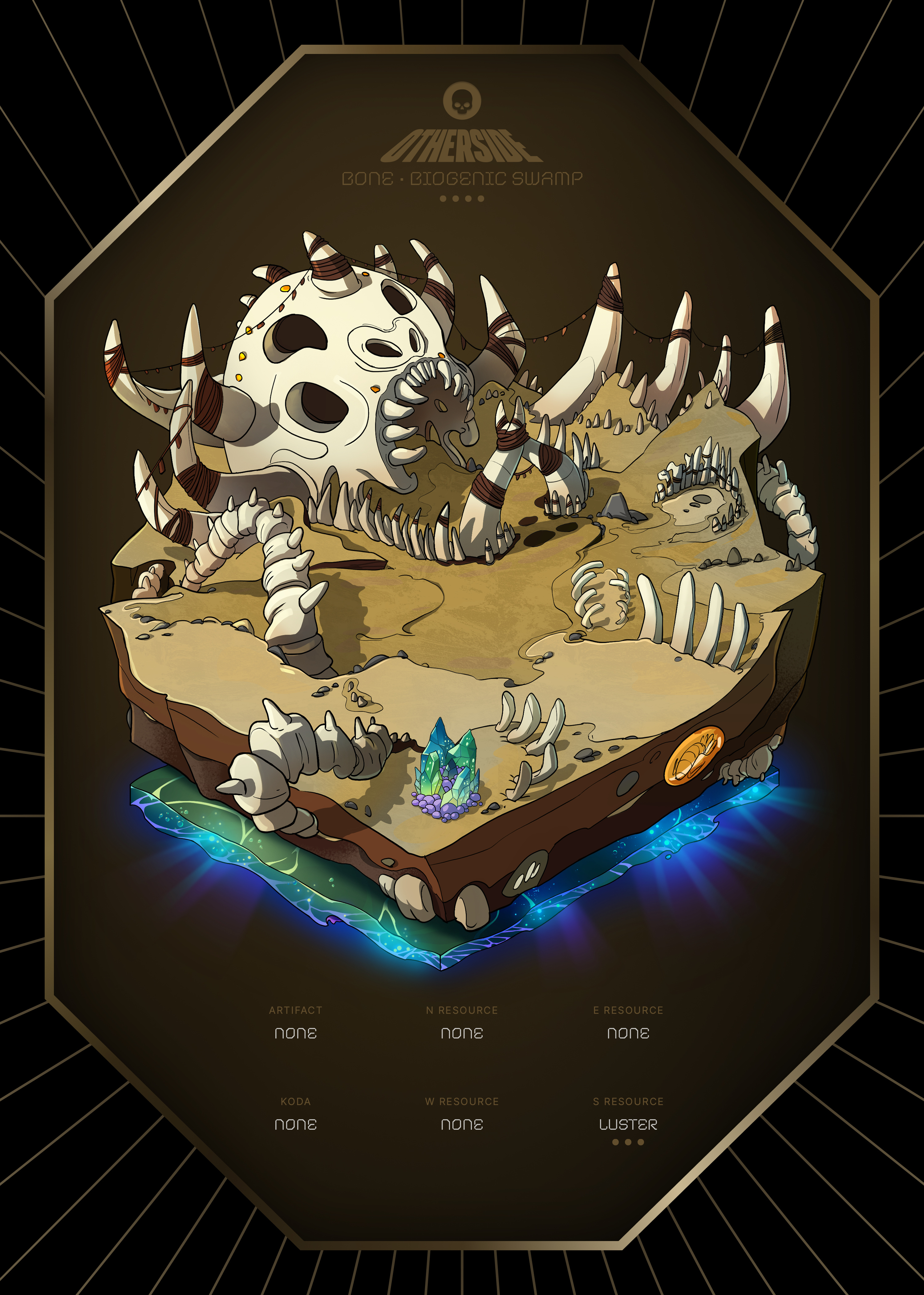 Otherdeed #8166 — Bone