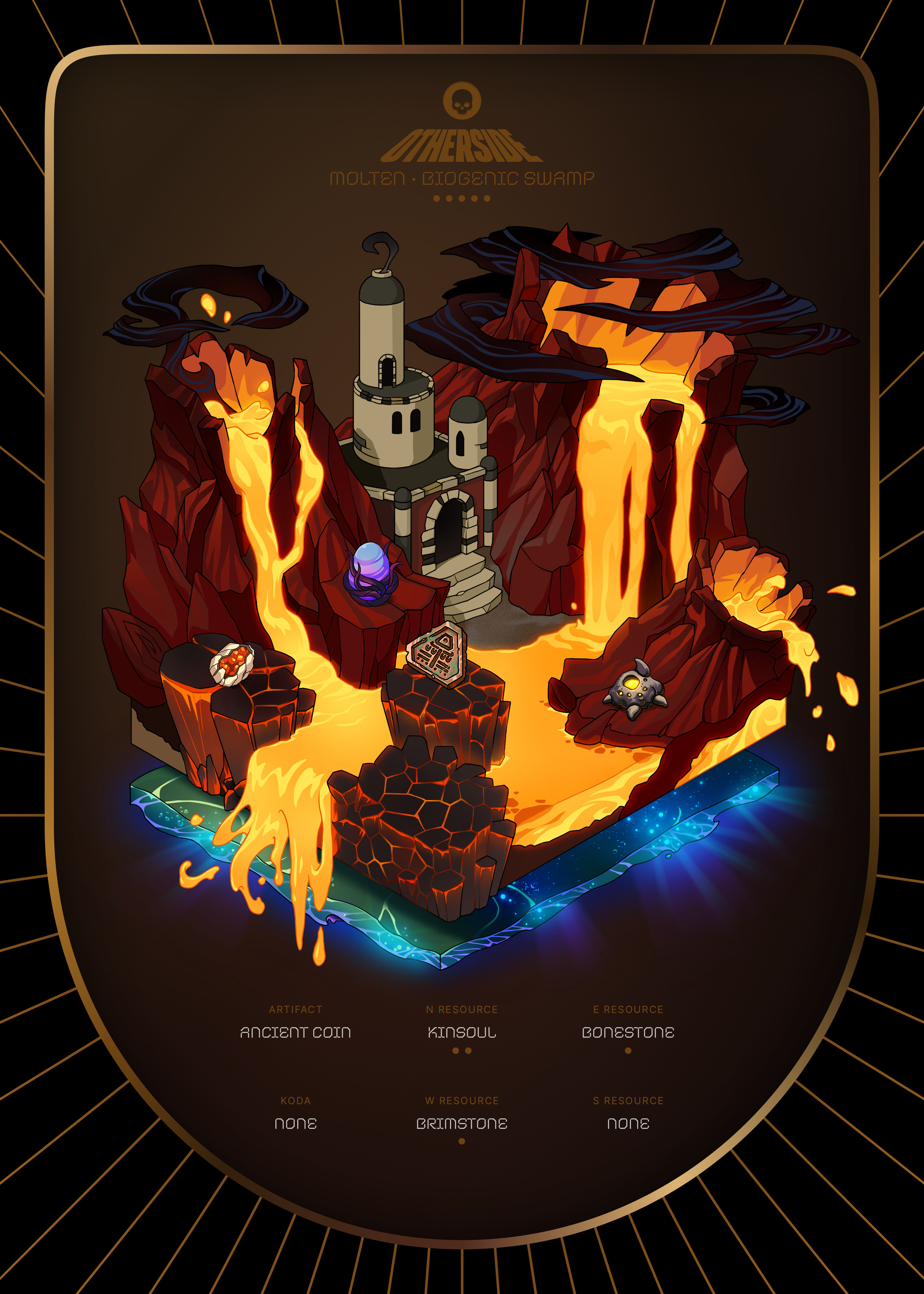 Otherdeed #1523 — Molten