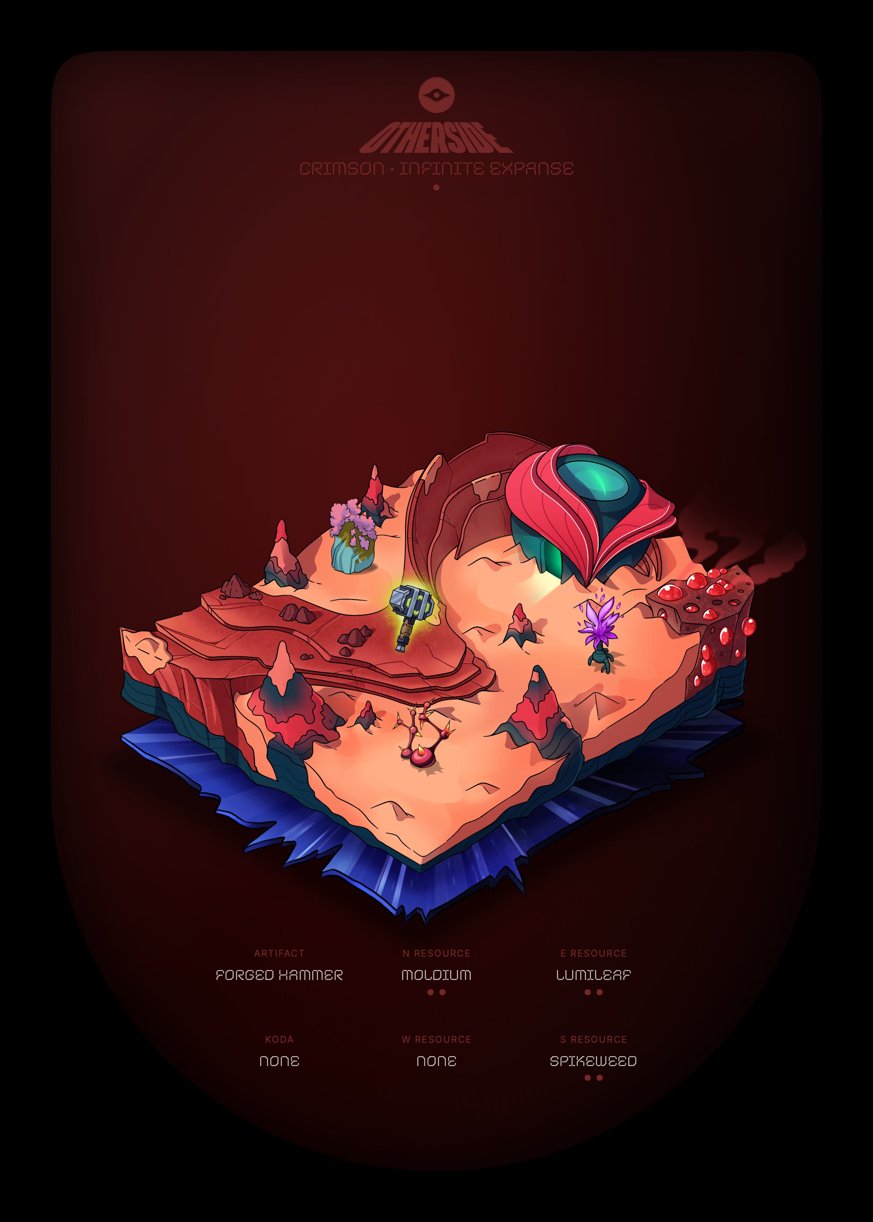 Otherdeed #56981 — Crimson