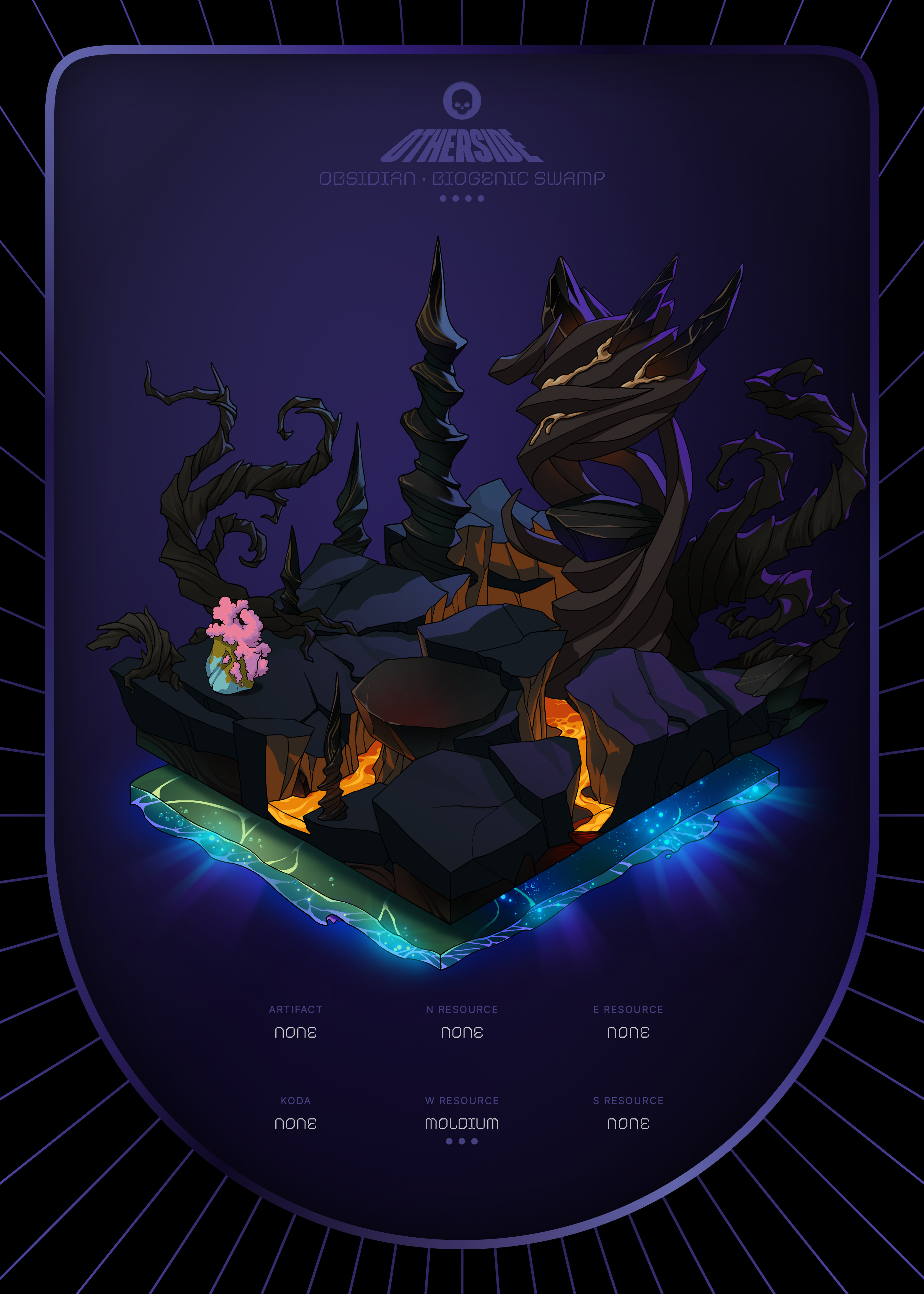 Otherdeed #7356 — Obsidian
