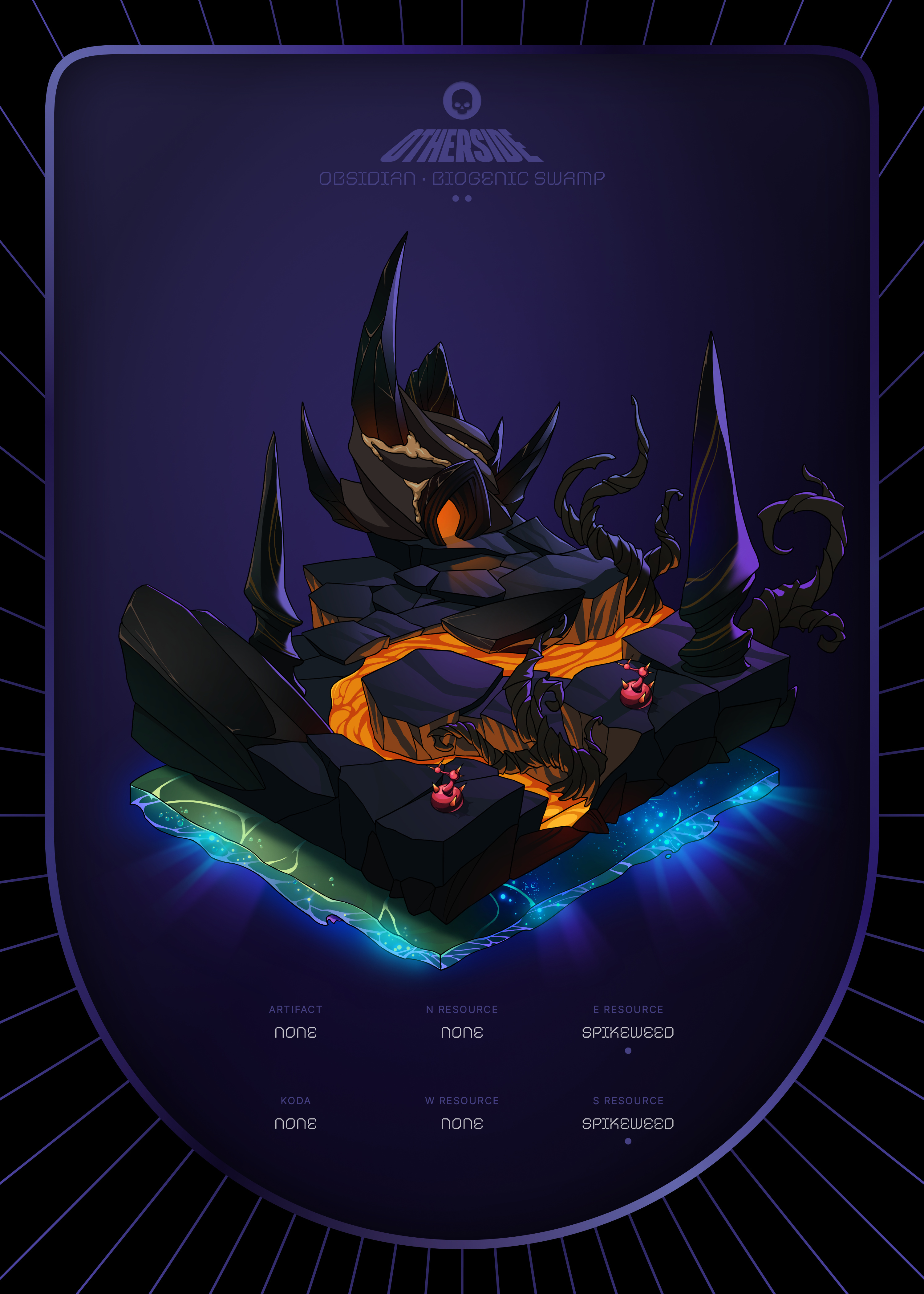 Otherdeed #2775 — Obsidian