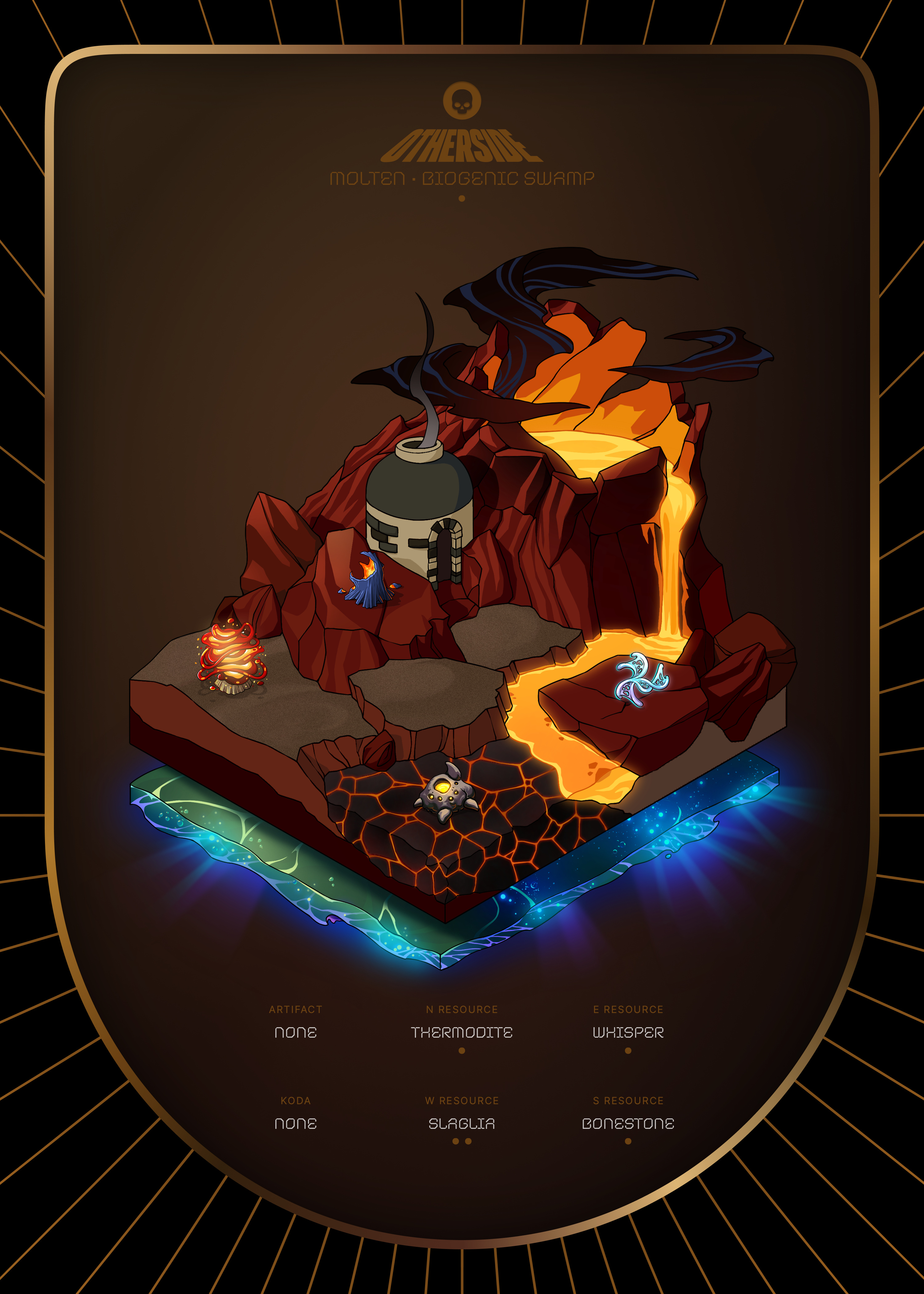 Otherdeed #9243 — Molten
