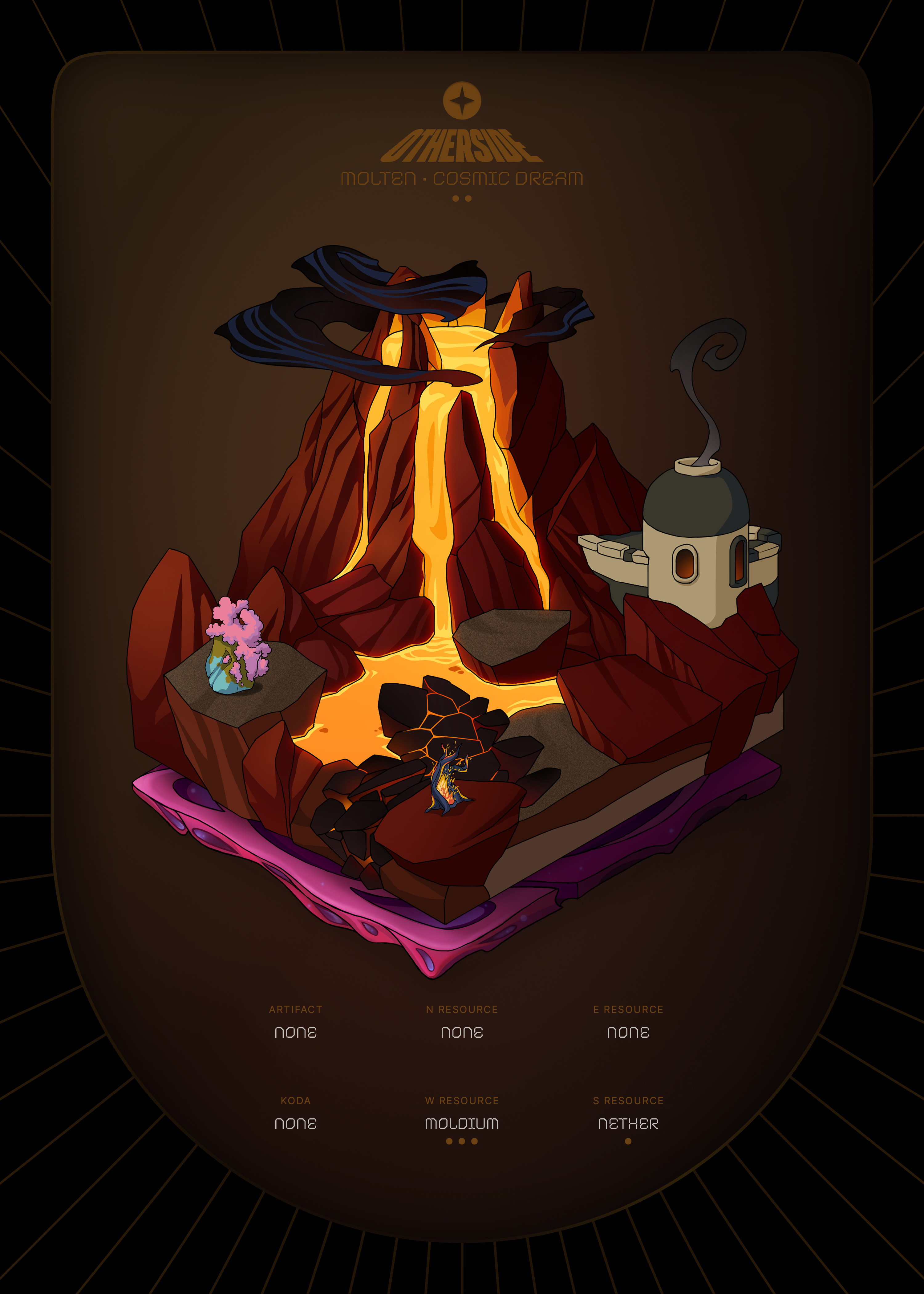 Otherdeed #90251 — Molten
