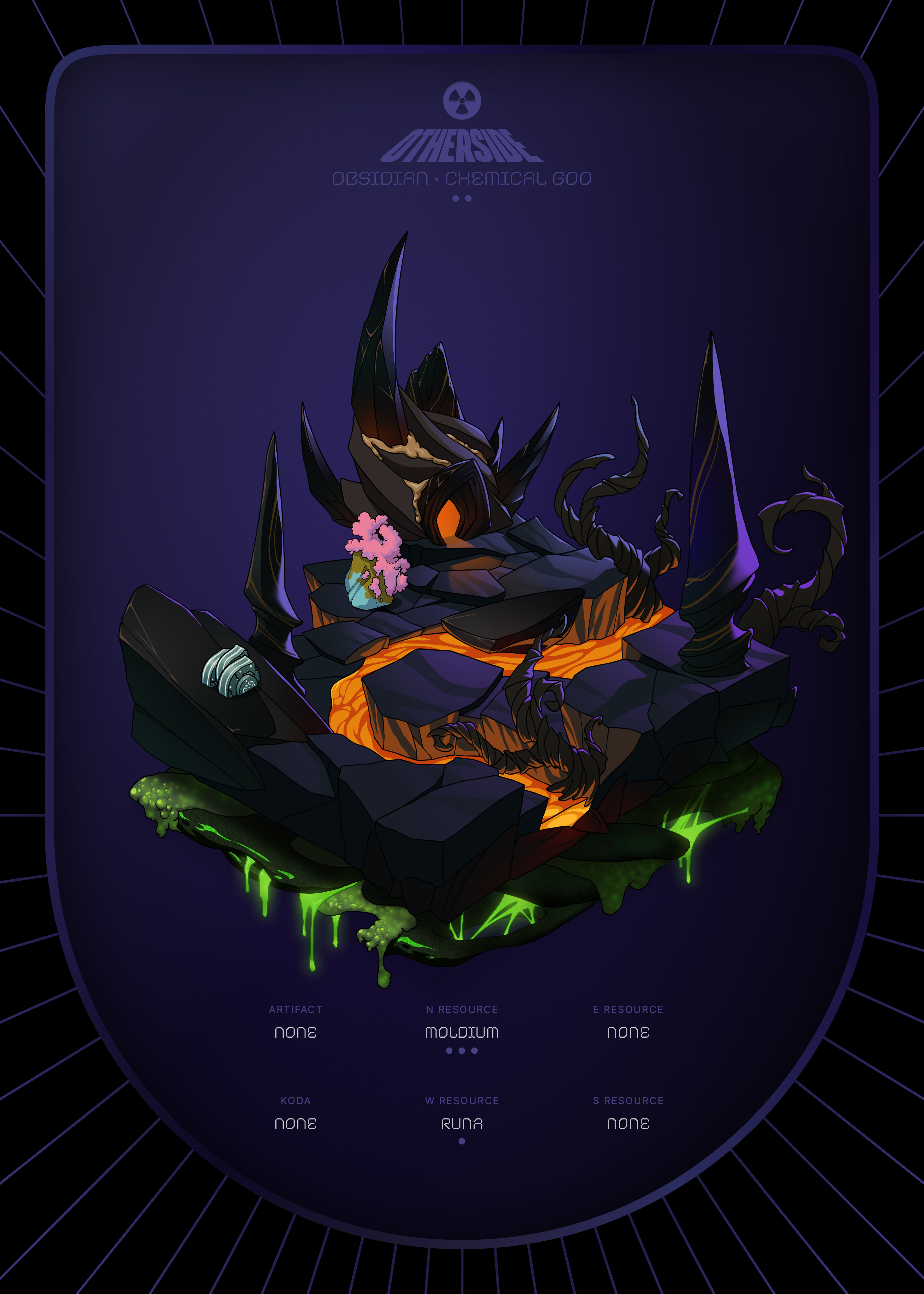 Otherdeed #25243 — Obsidian