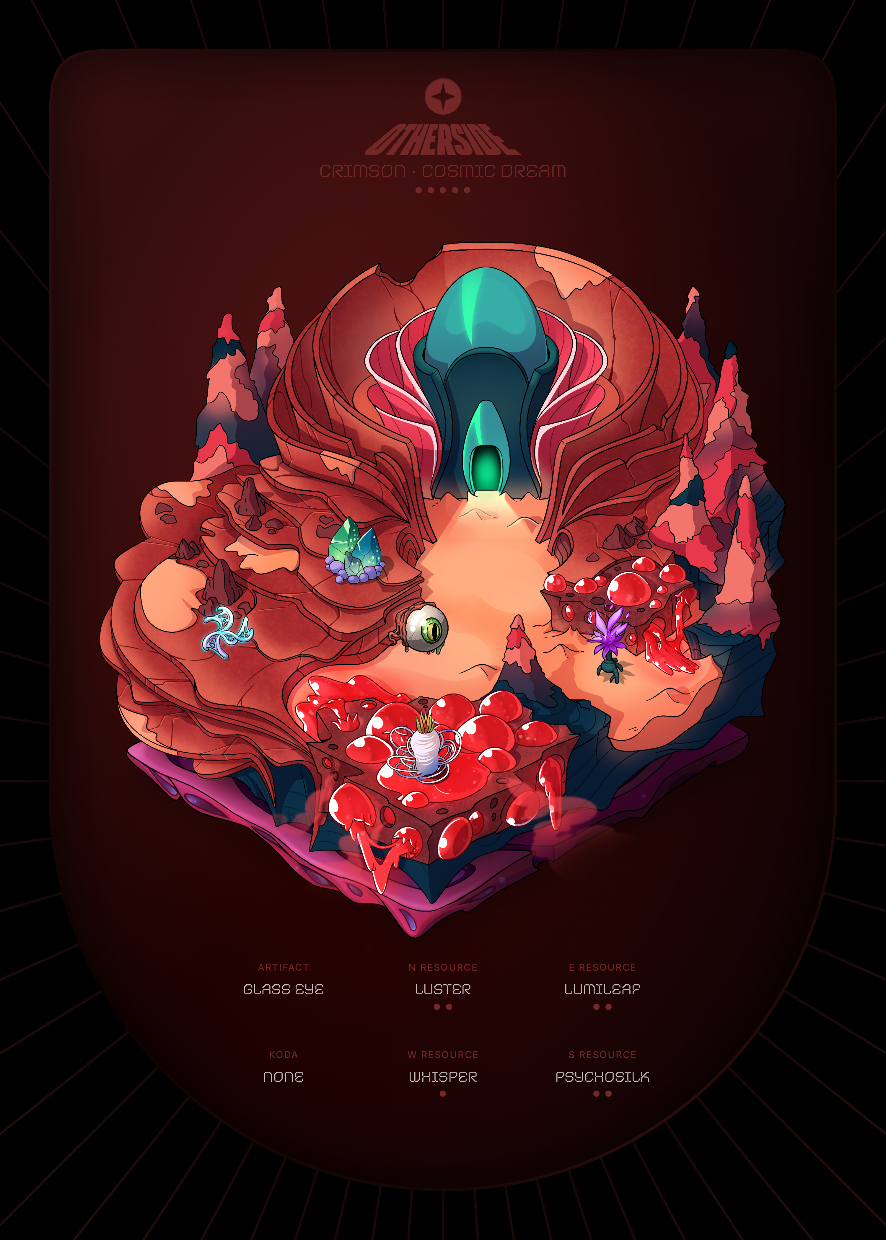 Otherdeed #37379 — Crimson