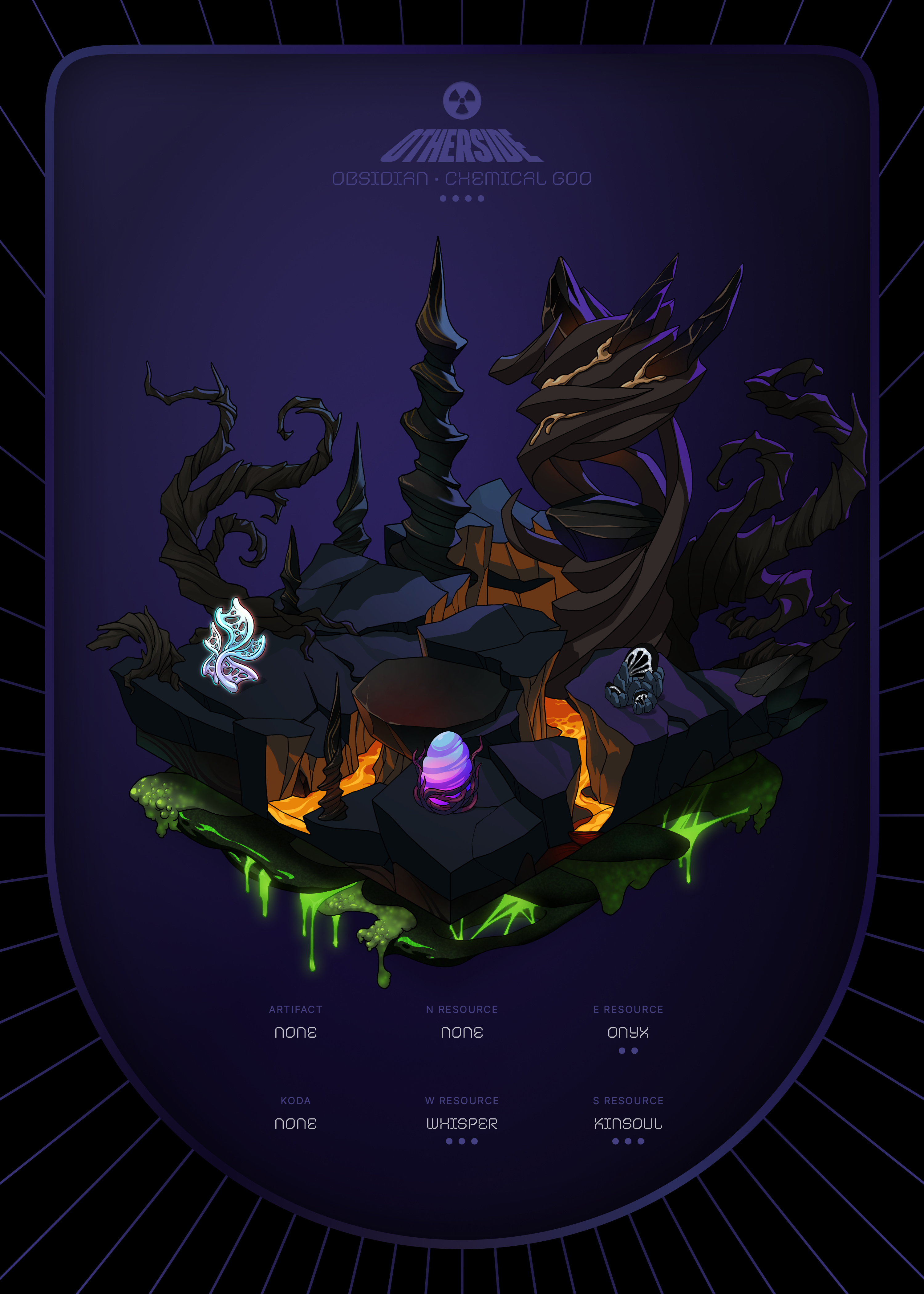 Otherdeed #22349 — Obsidian