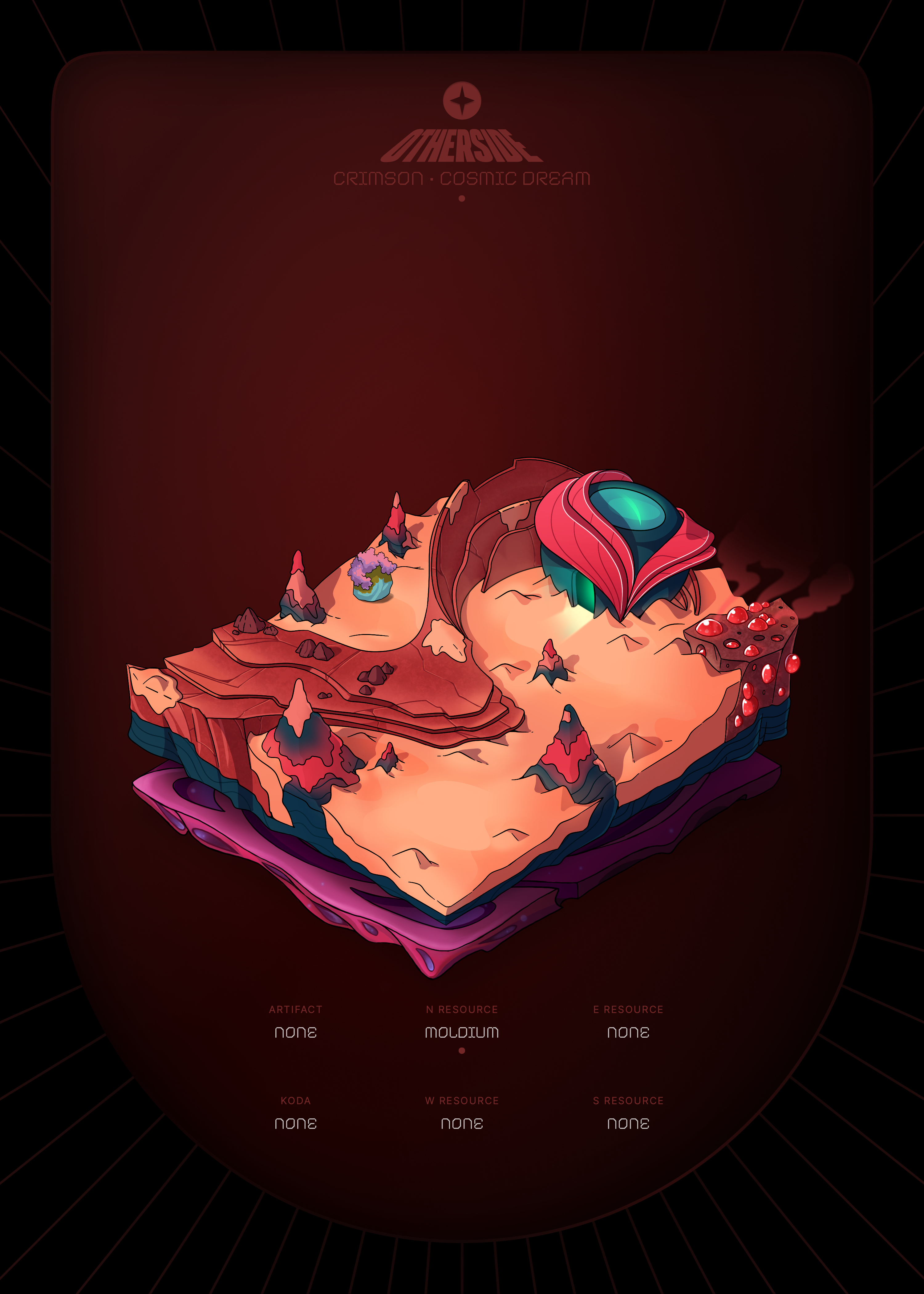 Otherdeed #92644 — Crimson