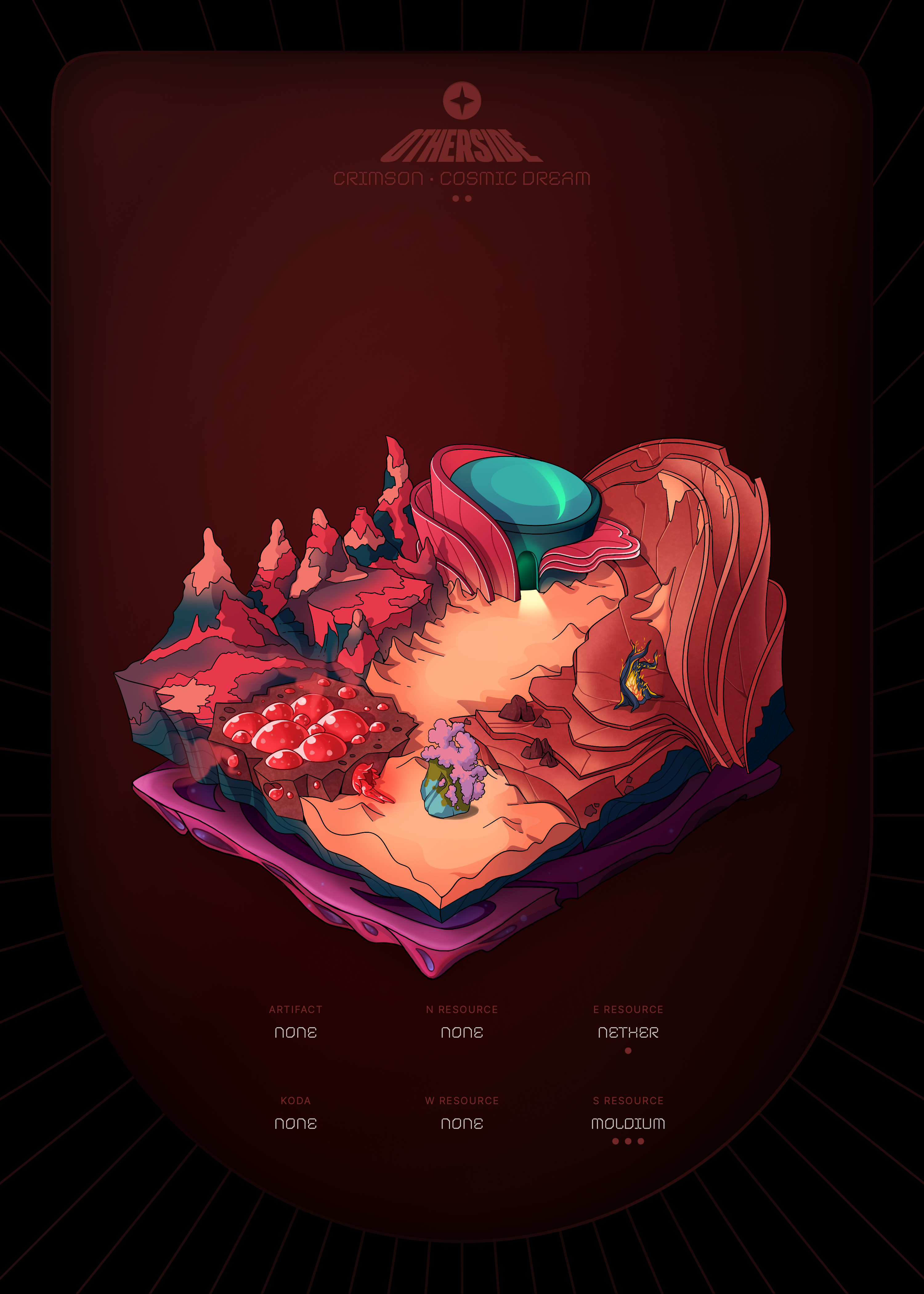 Otherdeed #32368 — Crimson