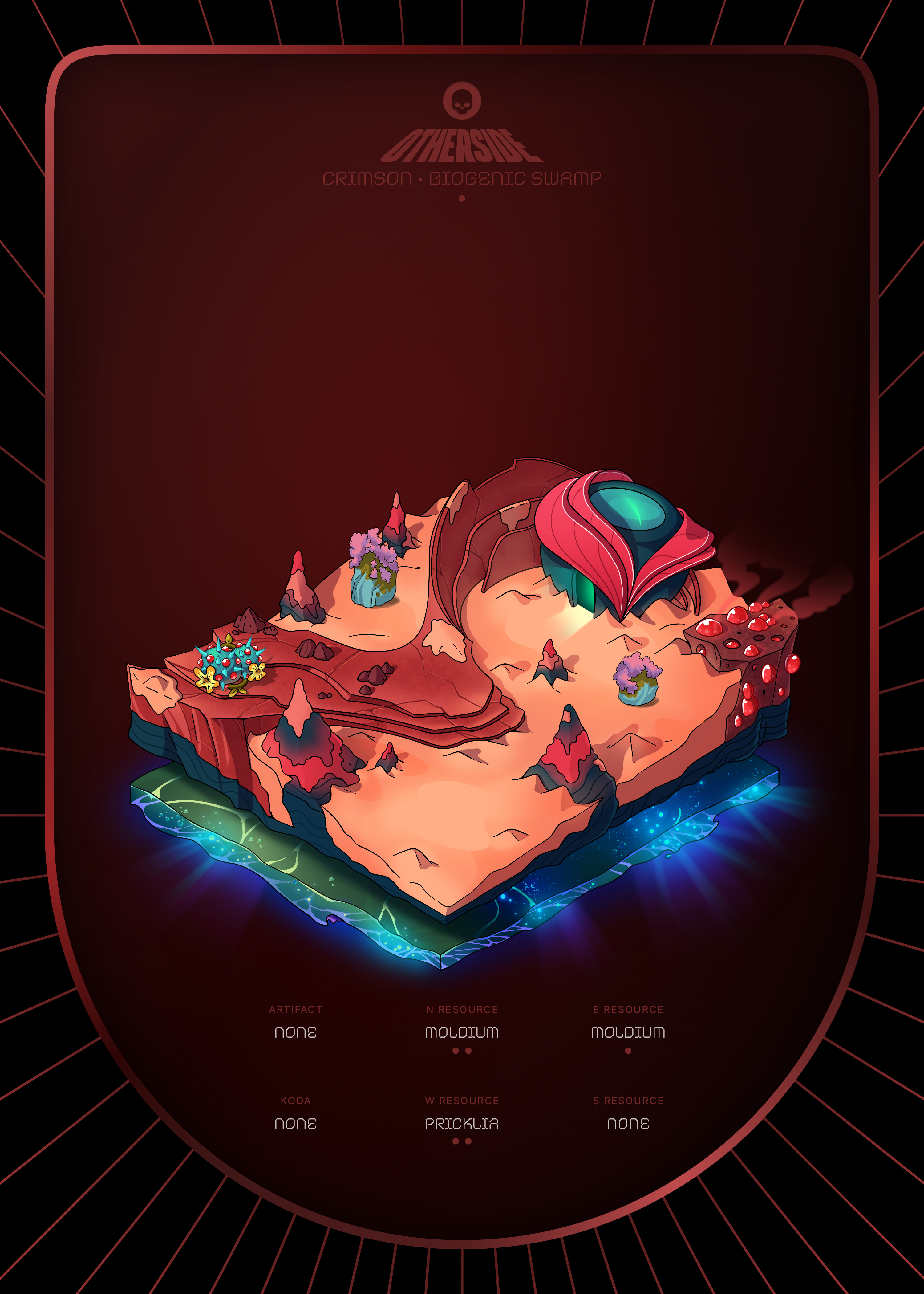 Otherdeed #7226 — Crimson