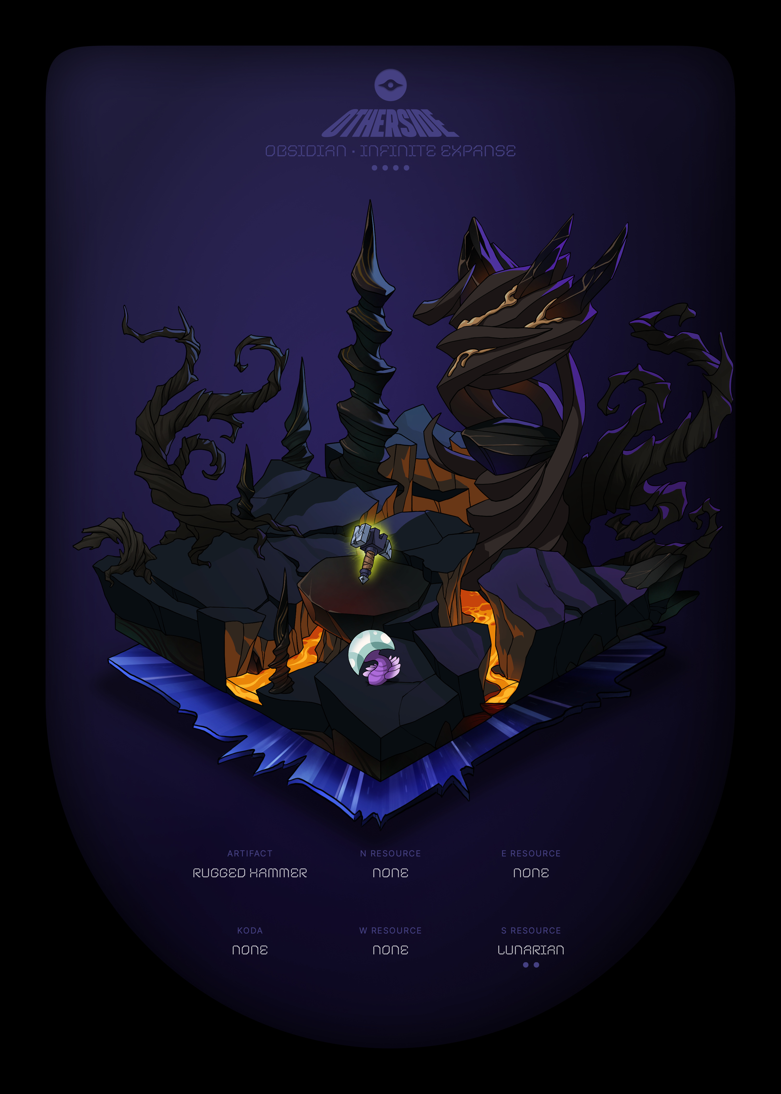 Otherdeed #58997 — Obsidian